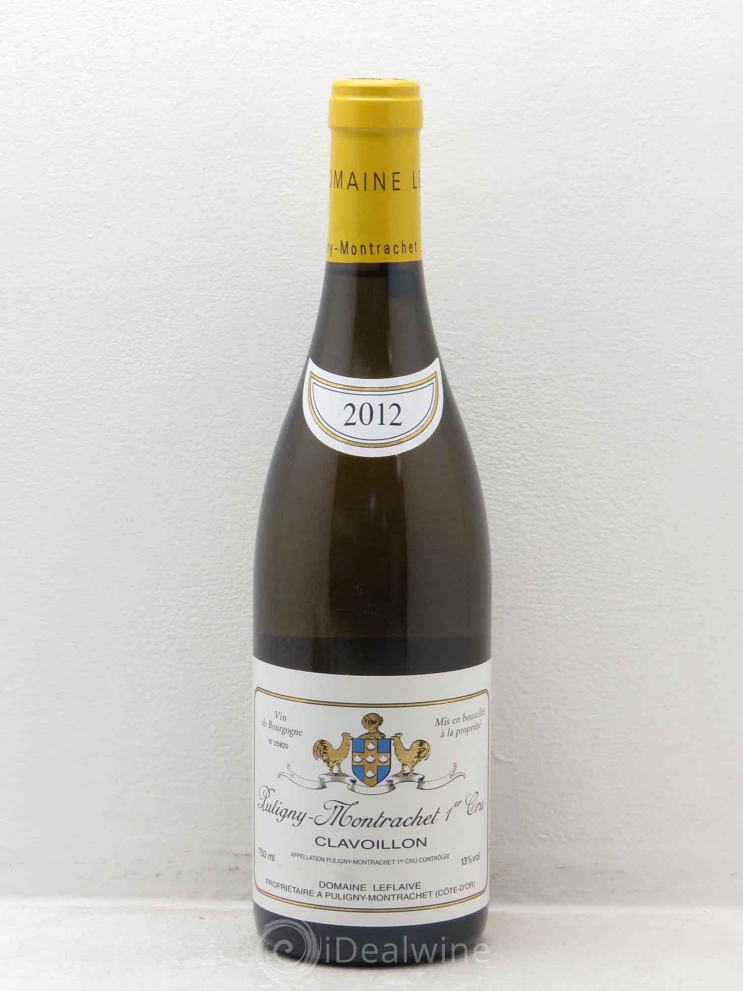 Puligny-Montrachet 1er Cru Clavoillon Leflaive (Domaine) 2012 - Lot de 6 bouteilles - 0