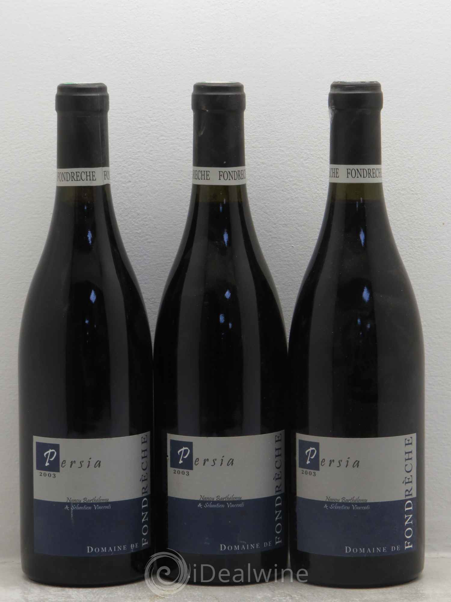 Ventoux Persia Domaine de Fondrèche 2003 - Posten von 3 Flaschen - 0