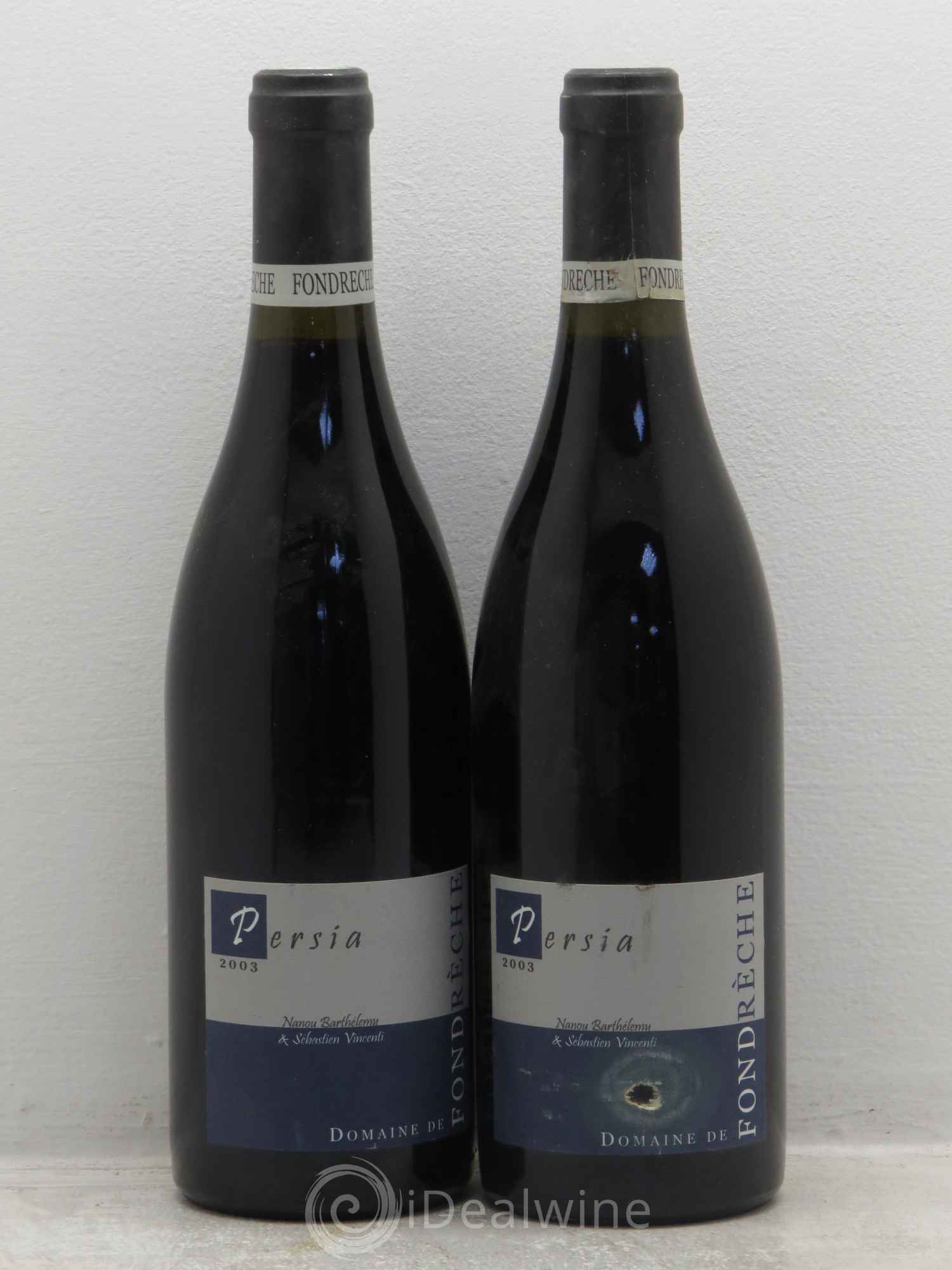 Ventoux Persia Domaine de Fondrèche 2003 - Posten von 2 Flaschen - 0