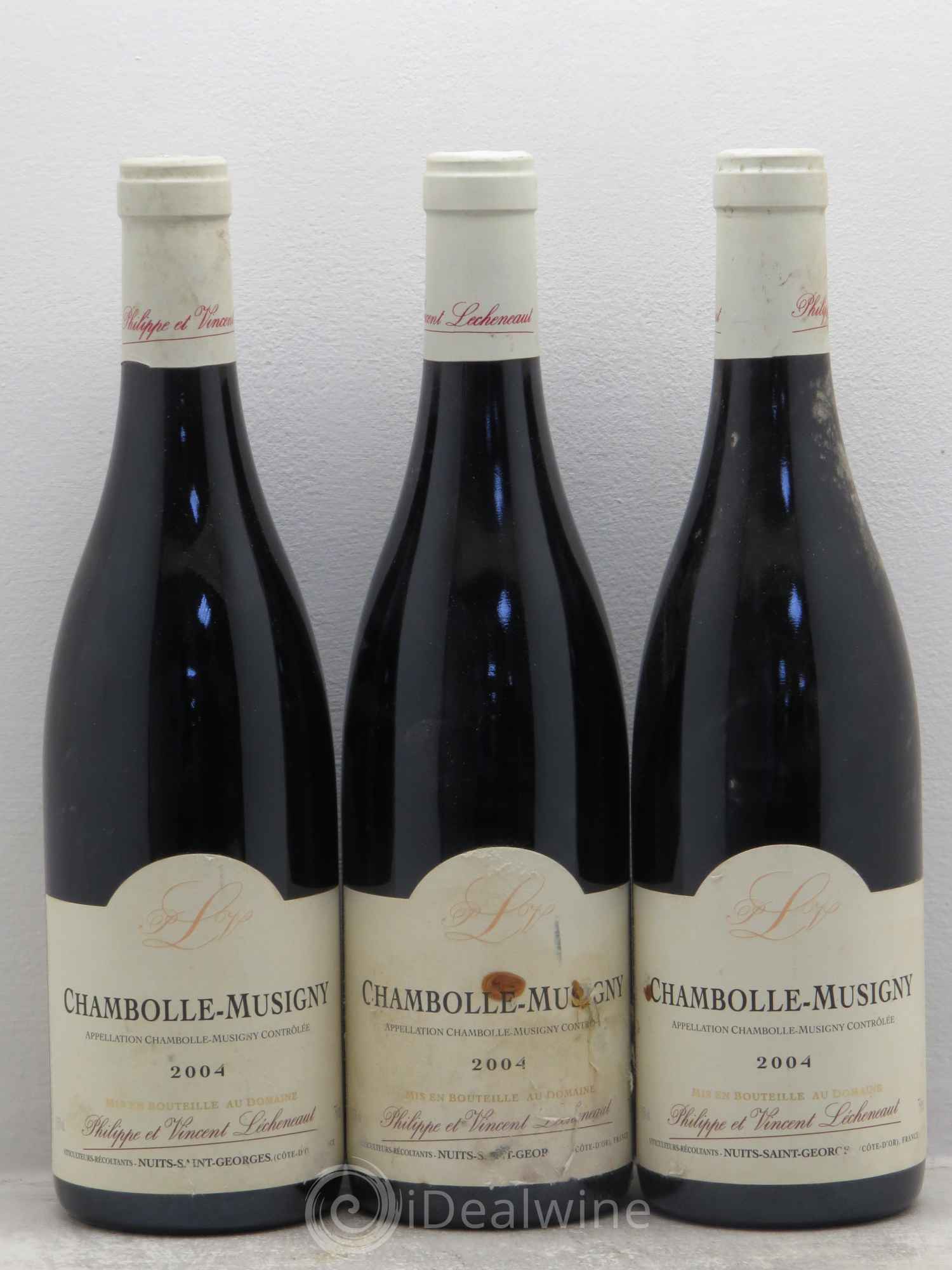 Chambolle-Musigny Lécheneaut (Domaine) 2004 - Lot de 3 bouteilles - 0