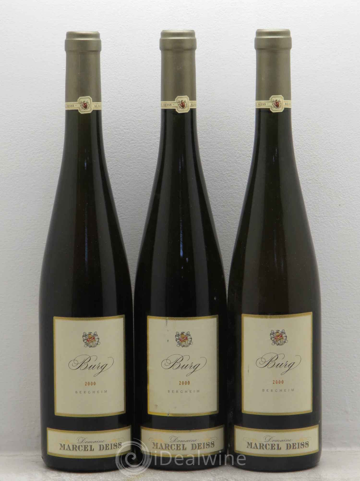 Alsace Burg Marcel Deiss (Domaine) 2000 - Lot de 3 bouteilles - 0