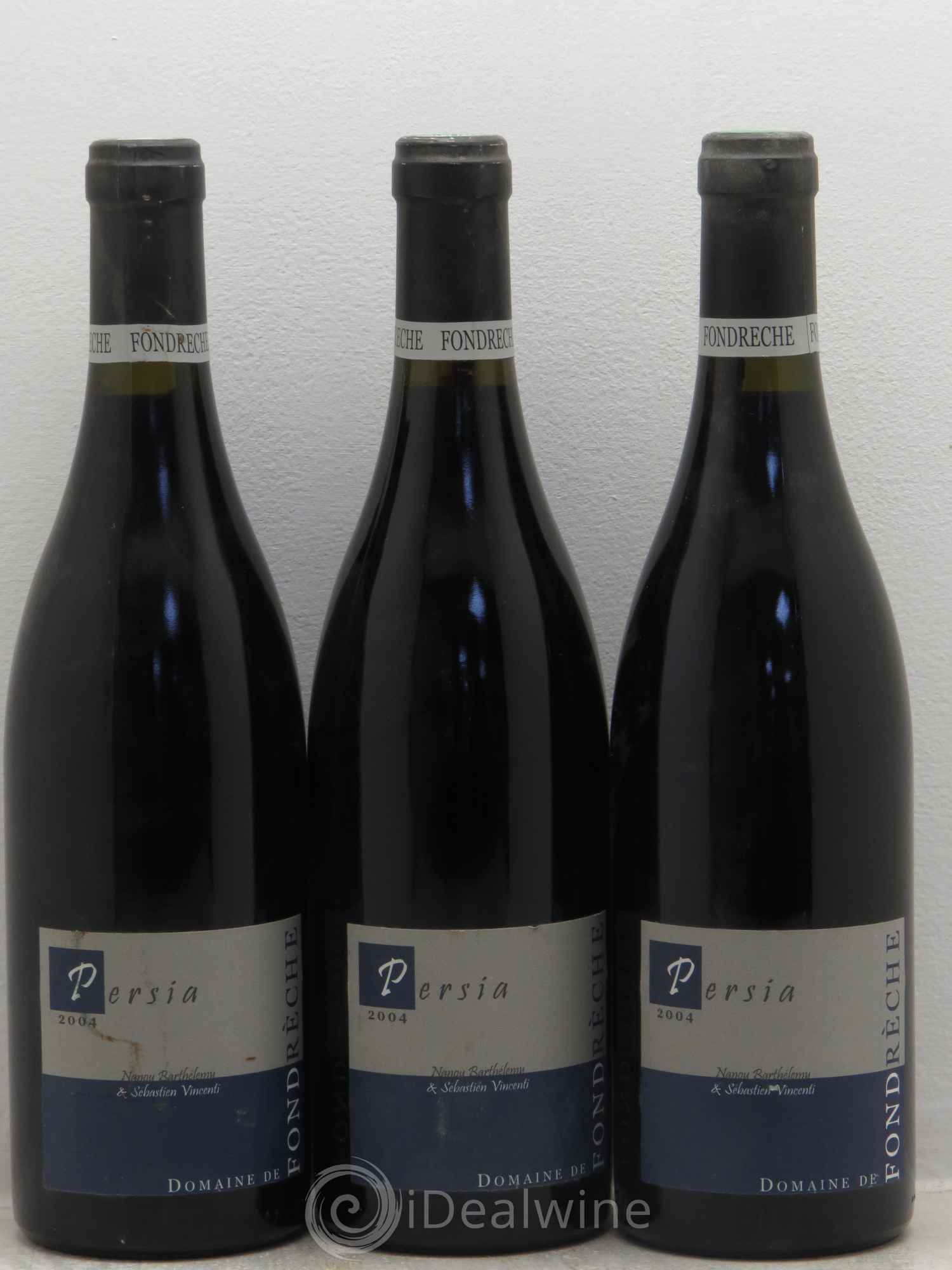 Ventoux Persia Domaine Fondrèche (sans prix de réserve) 2004 - Posten von 3 Flaschen - 0