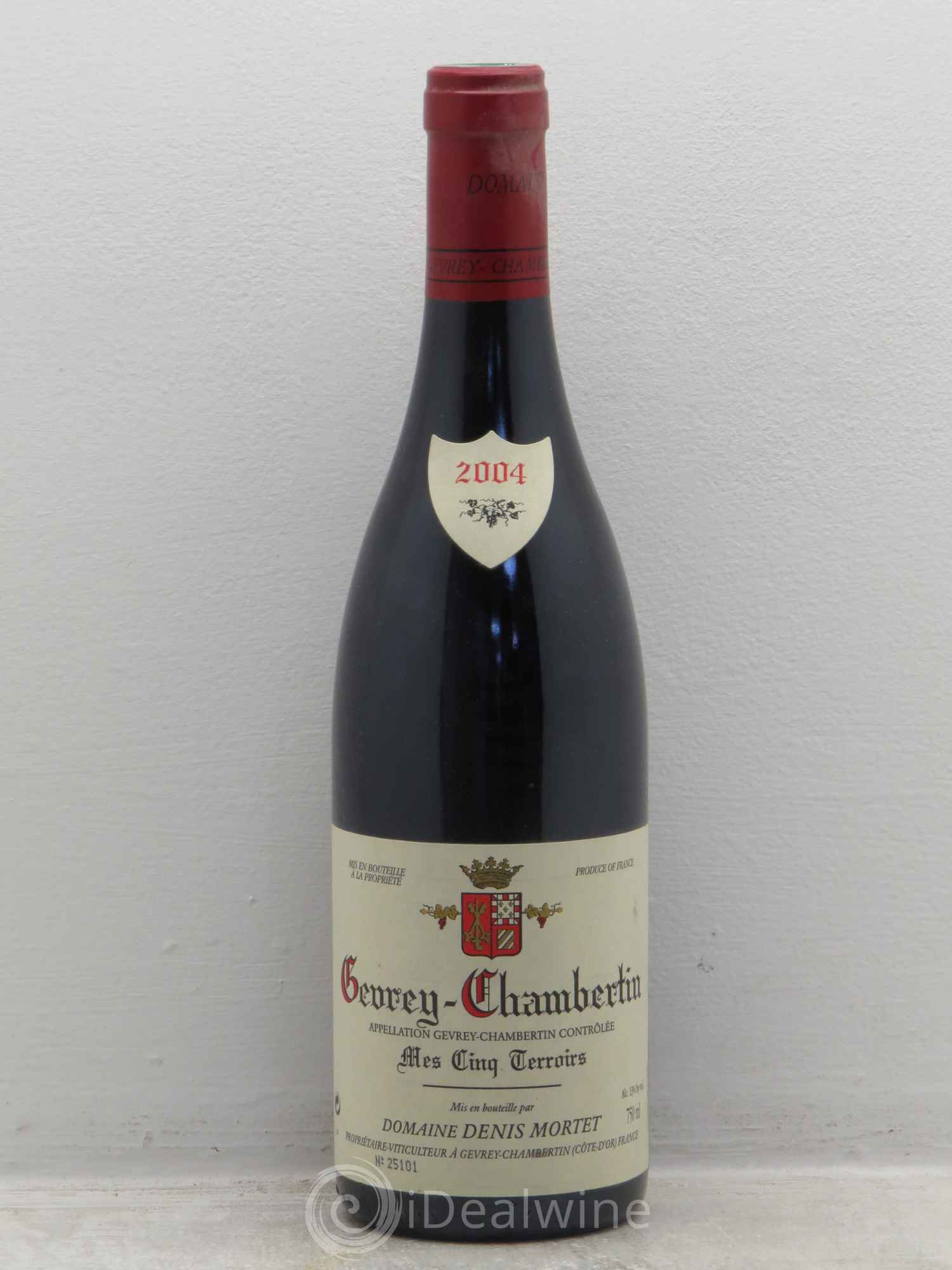 Gevrey-Chambertin Mes Cinq Terroirs Denis Mortet (Domaine) 2004 - Lot de 6 bouteilles - 0