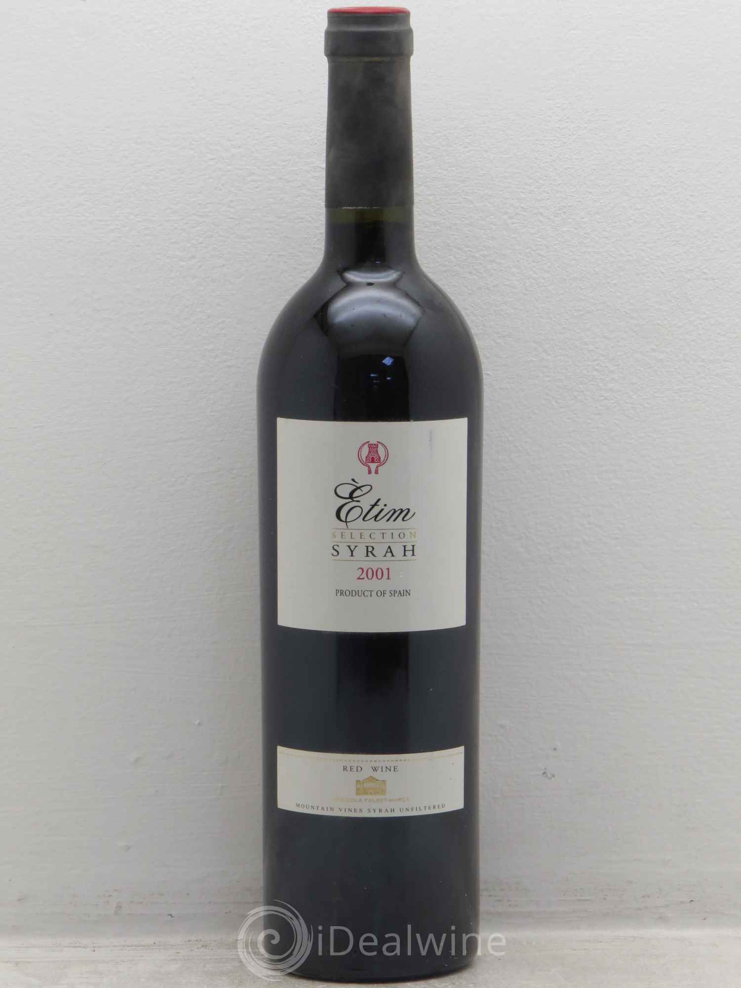 Espagne Etim Selection Syrah Agricola Falset-Marça Montsant 2001 - Posten von 6 Flaschen - 0
