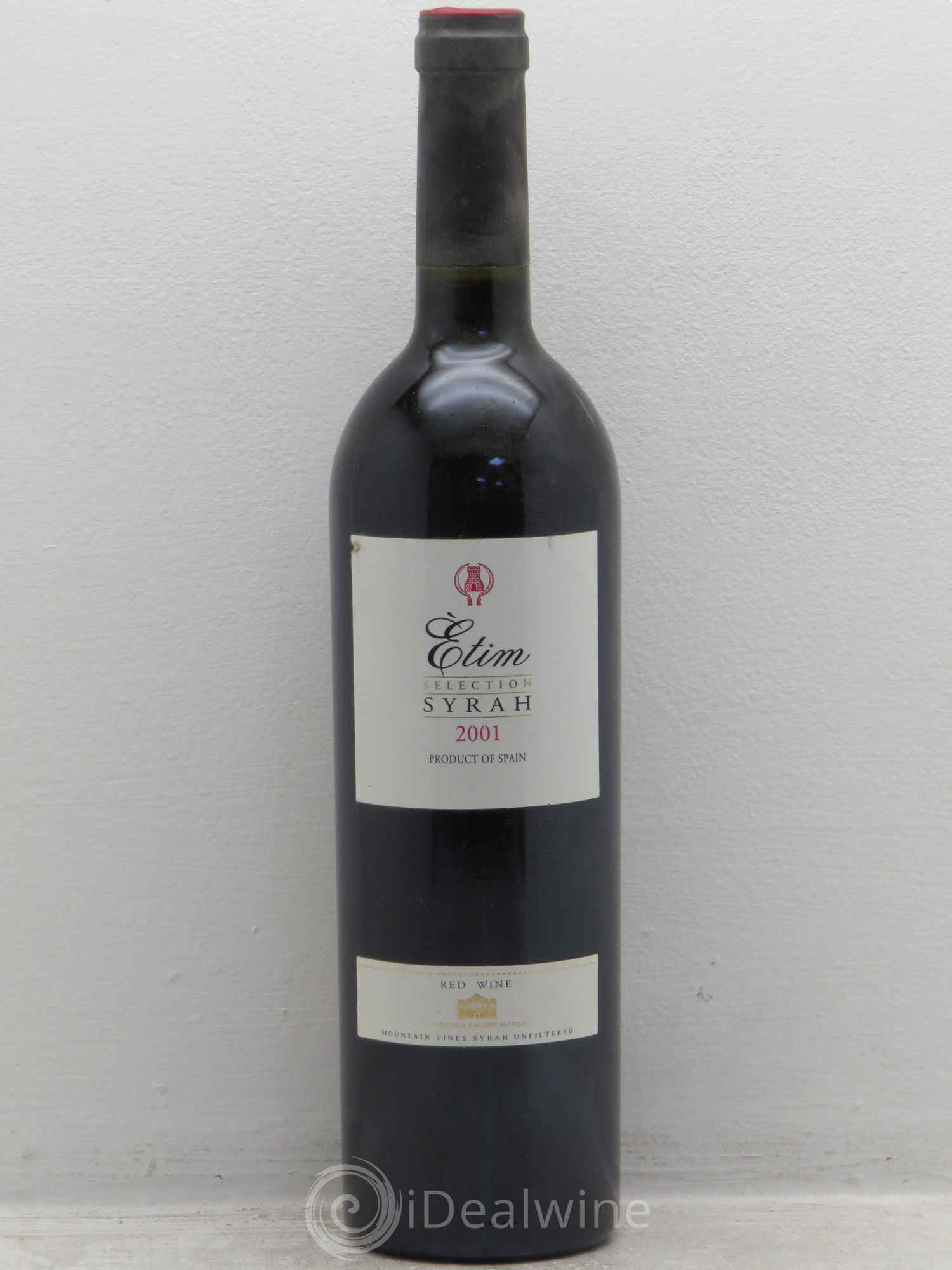 Espagne Etim Selection Syrah Agricola Falset-Marça Montsant (sans prix de réserve) 2001 - Posten von 6 Flaschen - 0