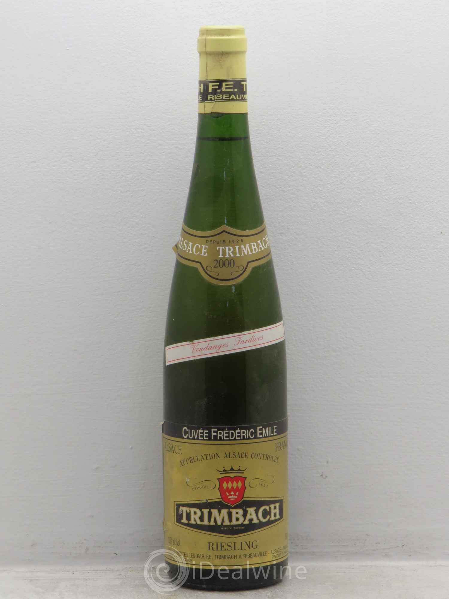 Alsace Riesling Cuvée Frédéric Emile Trimbach (Domaine) Vendanges Tardives 2000 - Lot de 6 bouteilles - 0