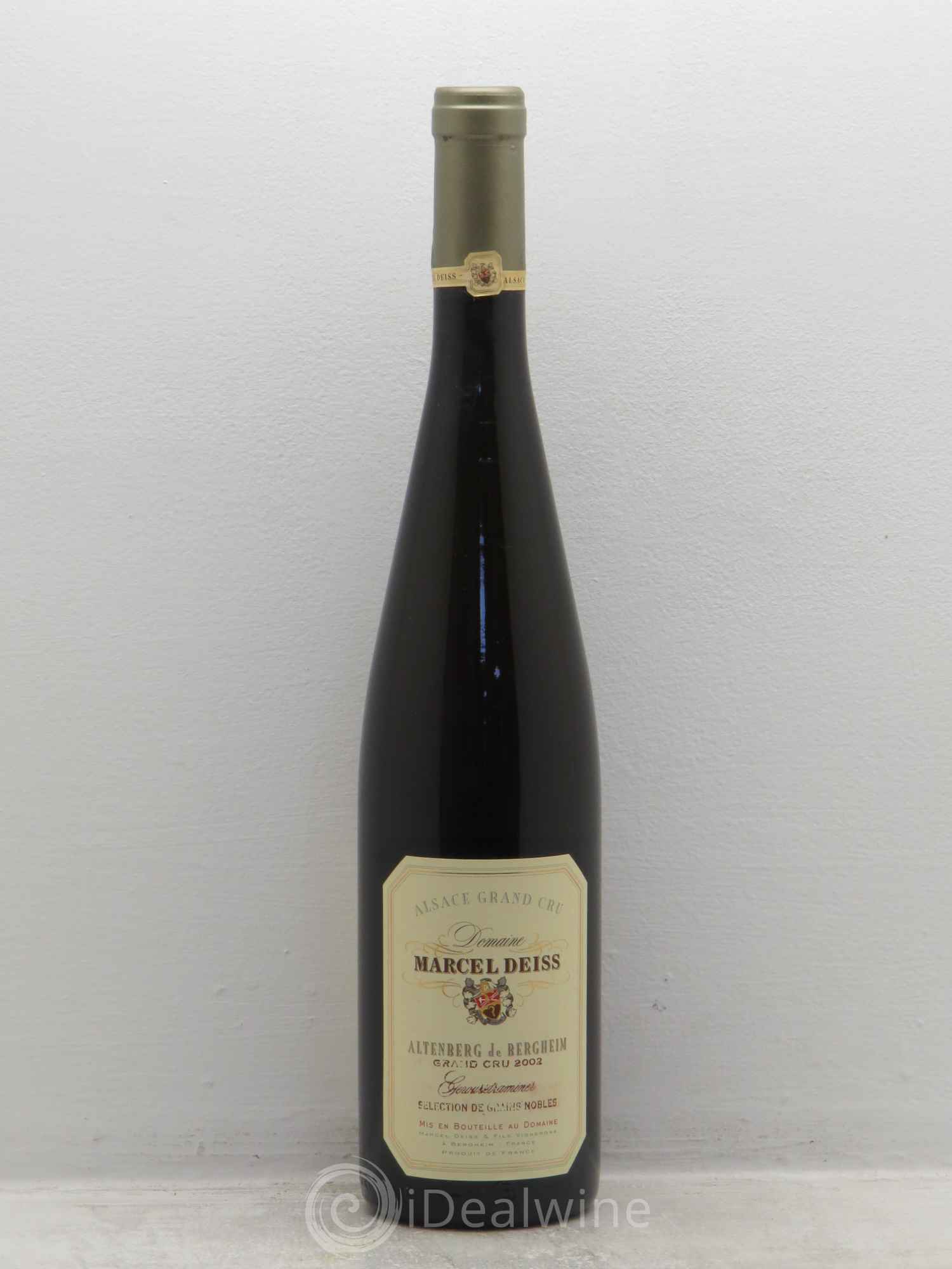 Alsace Gewurztraminer Sélection de Grains Nobles Grand Cru Altenberg de Bergheim Marcel Deiss (Domaine) 2002 - Posten von 1 Flasche - 0