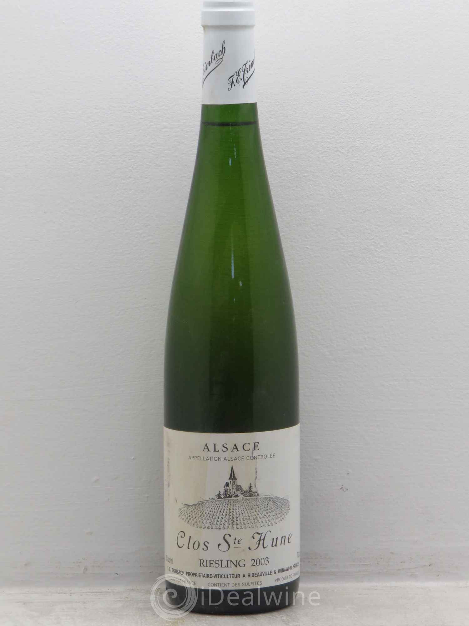 Alsace Riesling Clos Sainte-Hune Trimbach (Domaine) 2003 - Lot de 6 bouteilles - 0