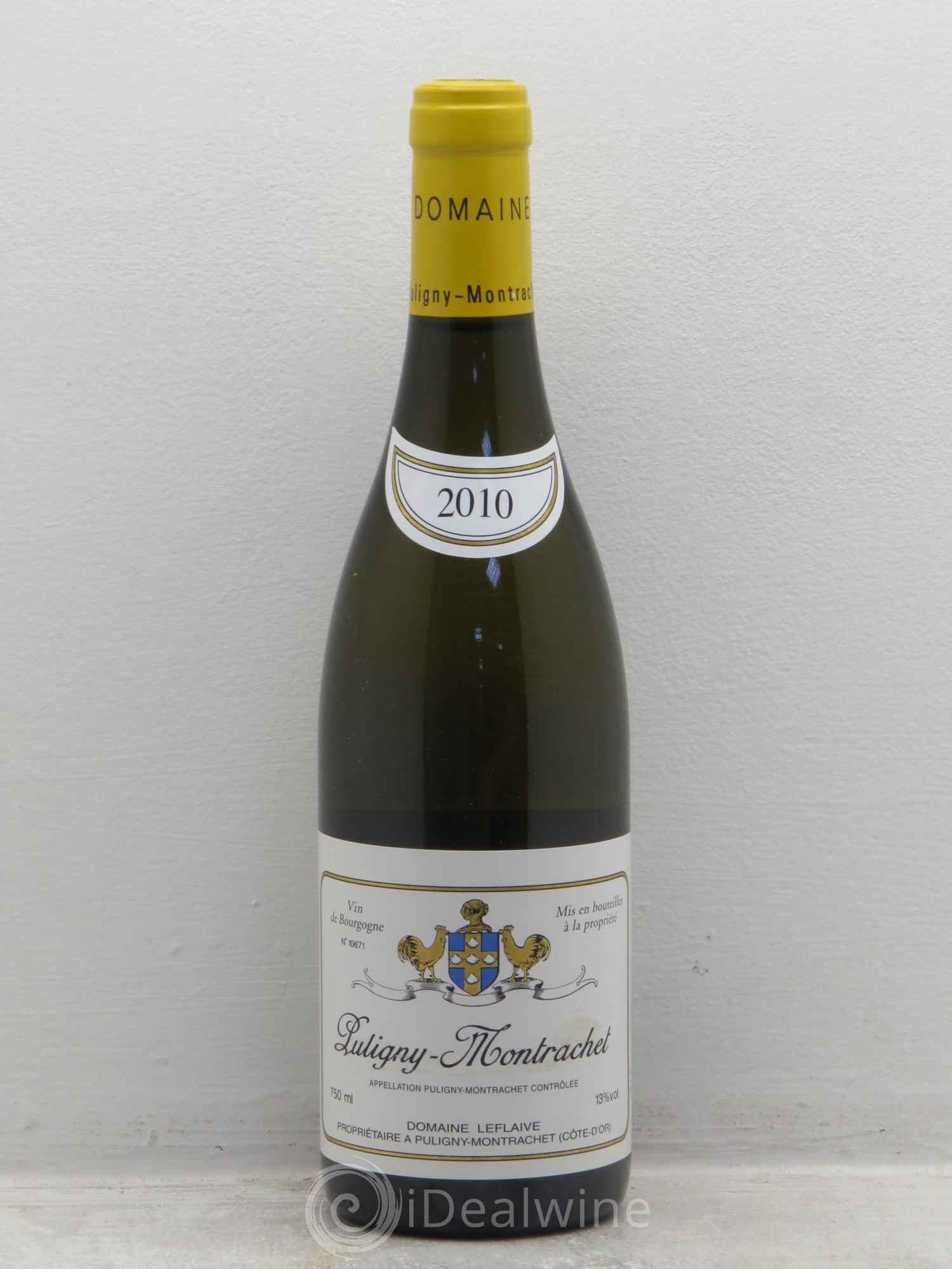 Puligny-Montrachet Leflaive (Domaine) 2010 - Lot de 1 bouteille - 0