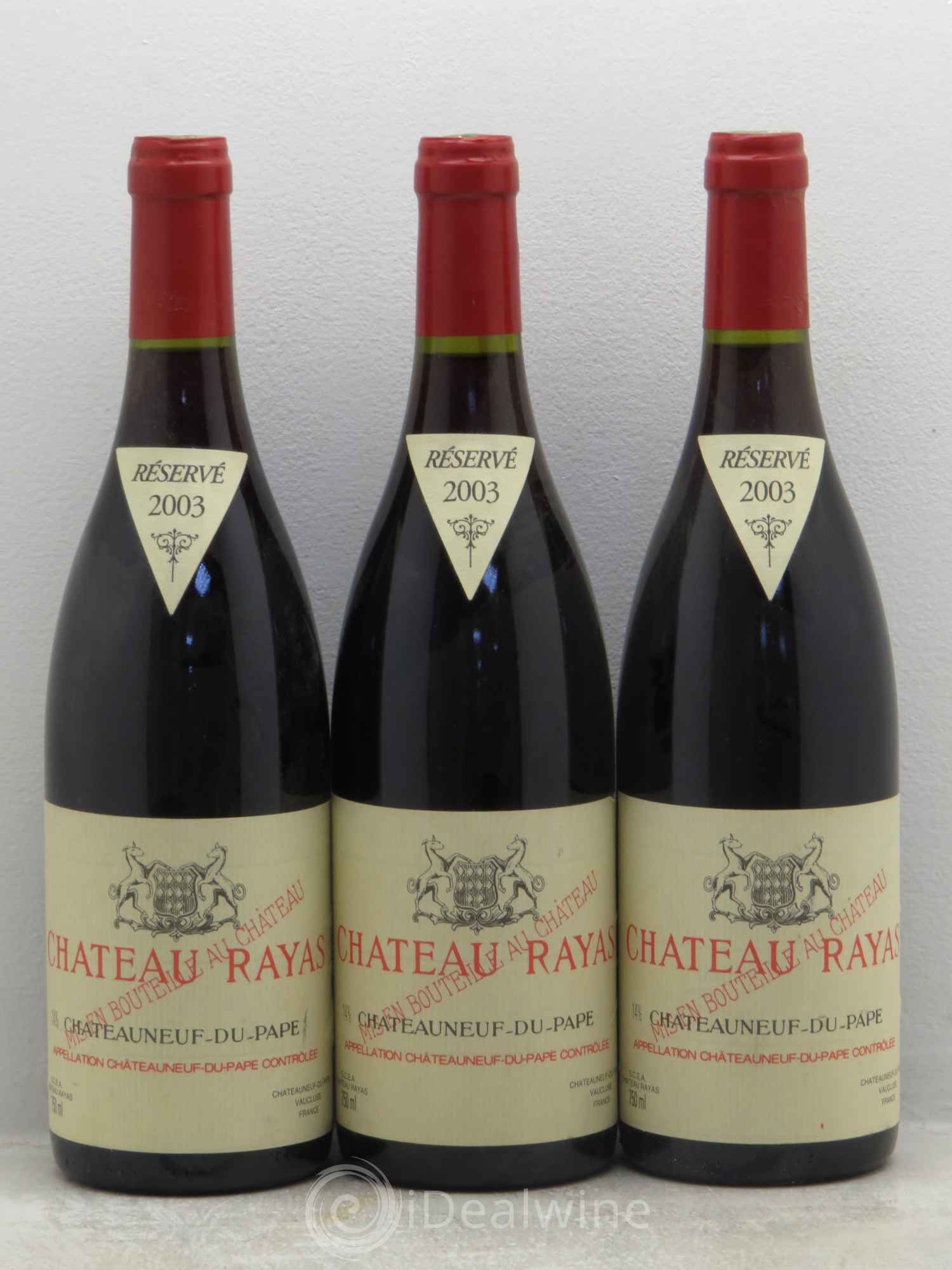 Châteauneuf-du-Pape Château Rayas Emmanuel Reynaud 2003 - Lot de 6 bouteilles - 2