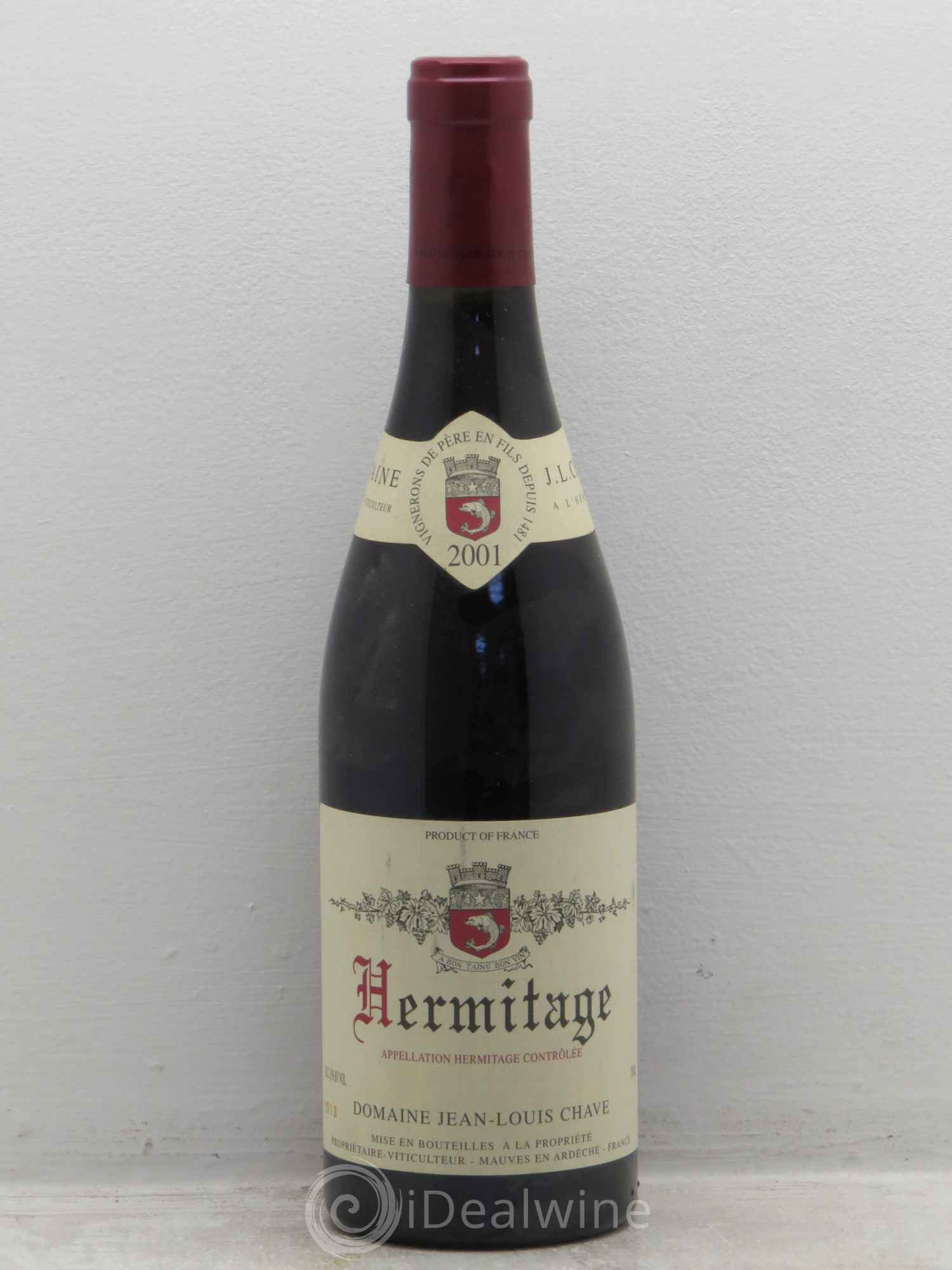 Hermitage Jean-Louis Chave 2001 - Lot de 1 bouteille - 0