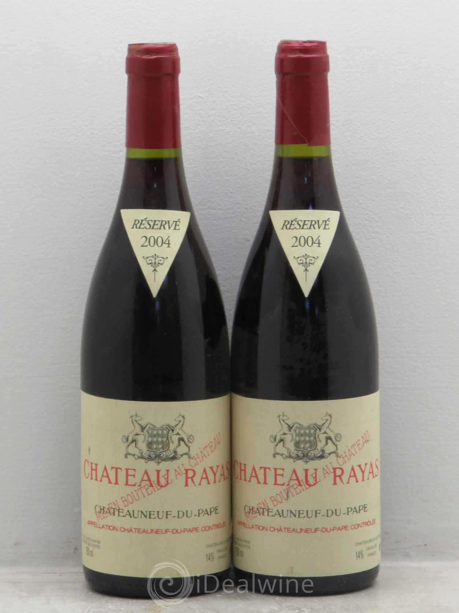 Châteauneuf-du-Pape Château Rayas Emmanuel Reynaud 2004 - Lot de 2 bouteilles - 0