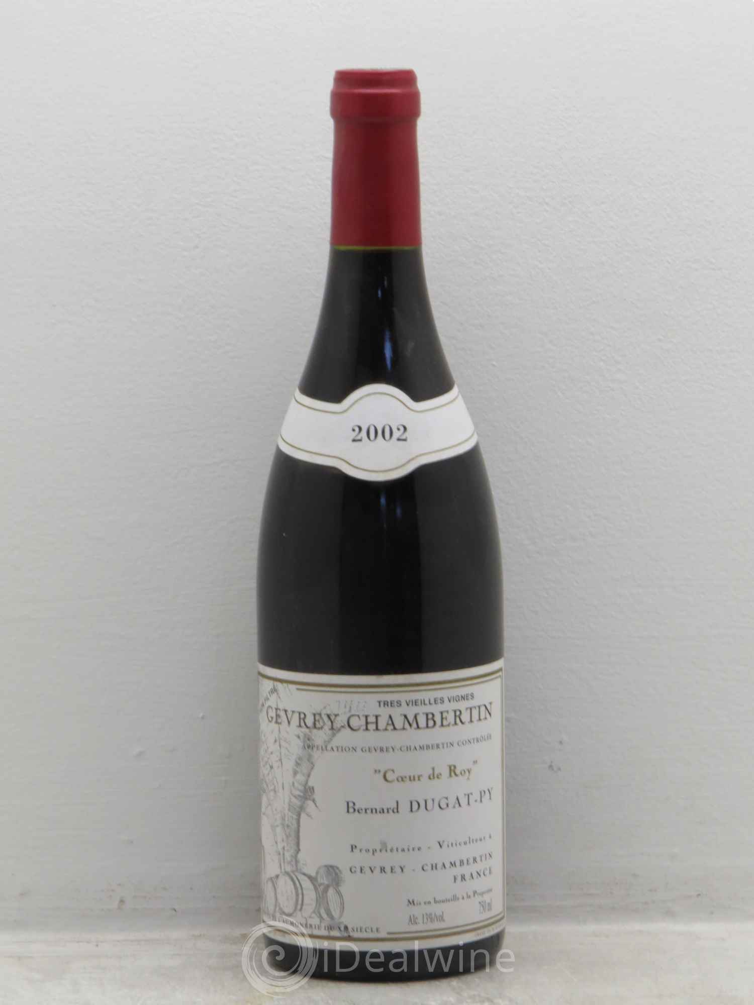 Gevrey-Chambertin Coeur de Roy Très Vieilles Vignes Dugat-Py Très Vieilles Vignes 2002 - Lot de 1 bouteille - 0