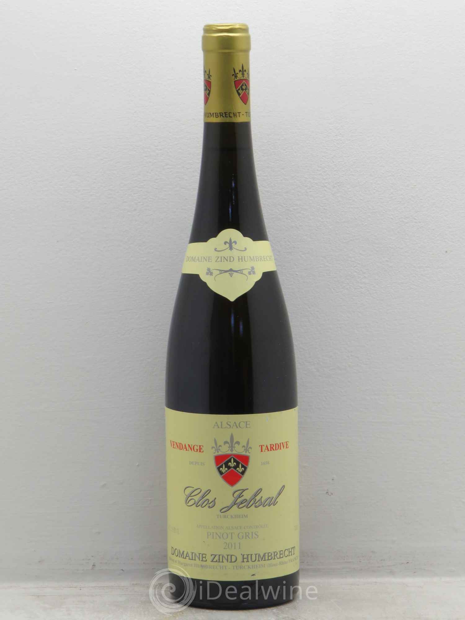 Alsace Pinot Gris Clos Jebsal Vendanges Tardives Zind-Humbrecht (Domaine) 2011 - Lotto di 1 bottiglia - 0