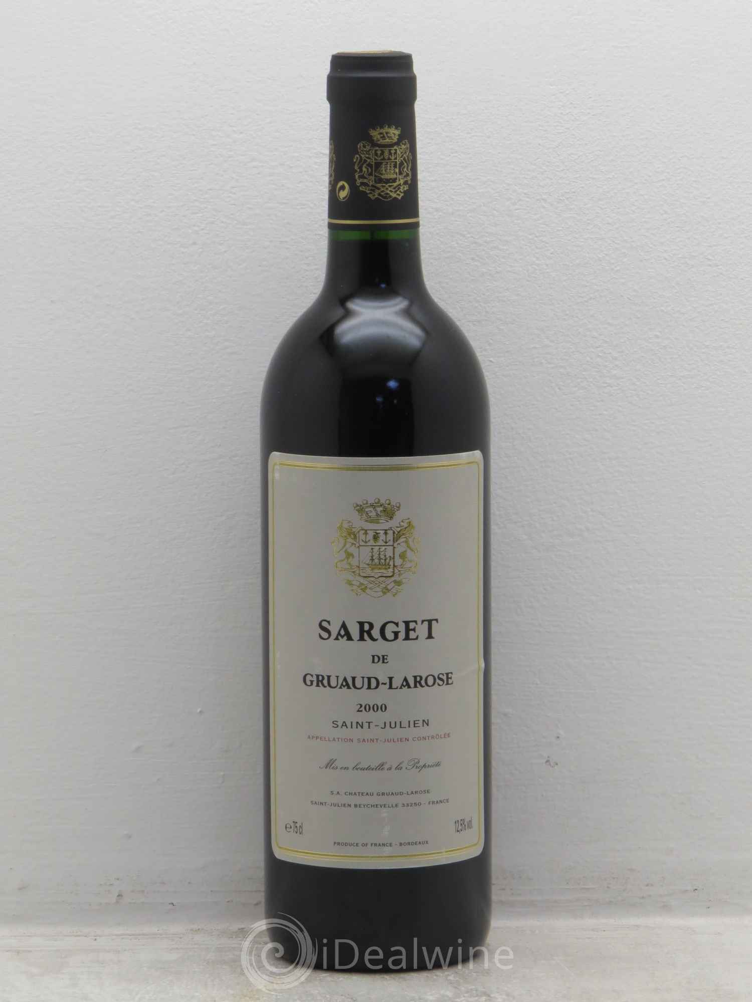 Sarget de Gruaud Larose Second Vin 2000 - Lot de 12 bouteilles - 0