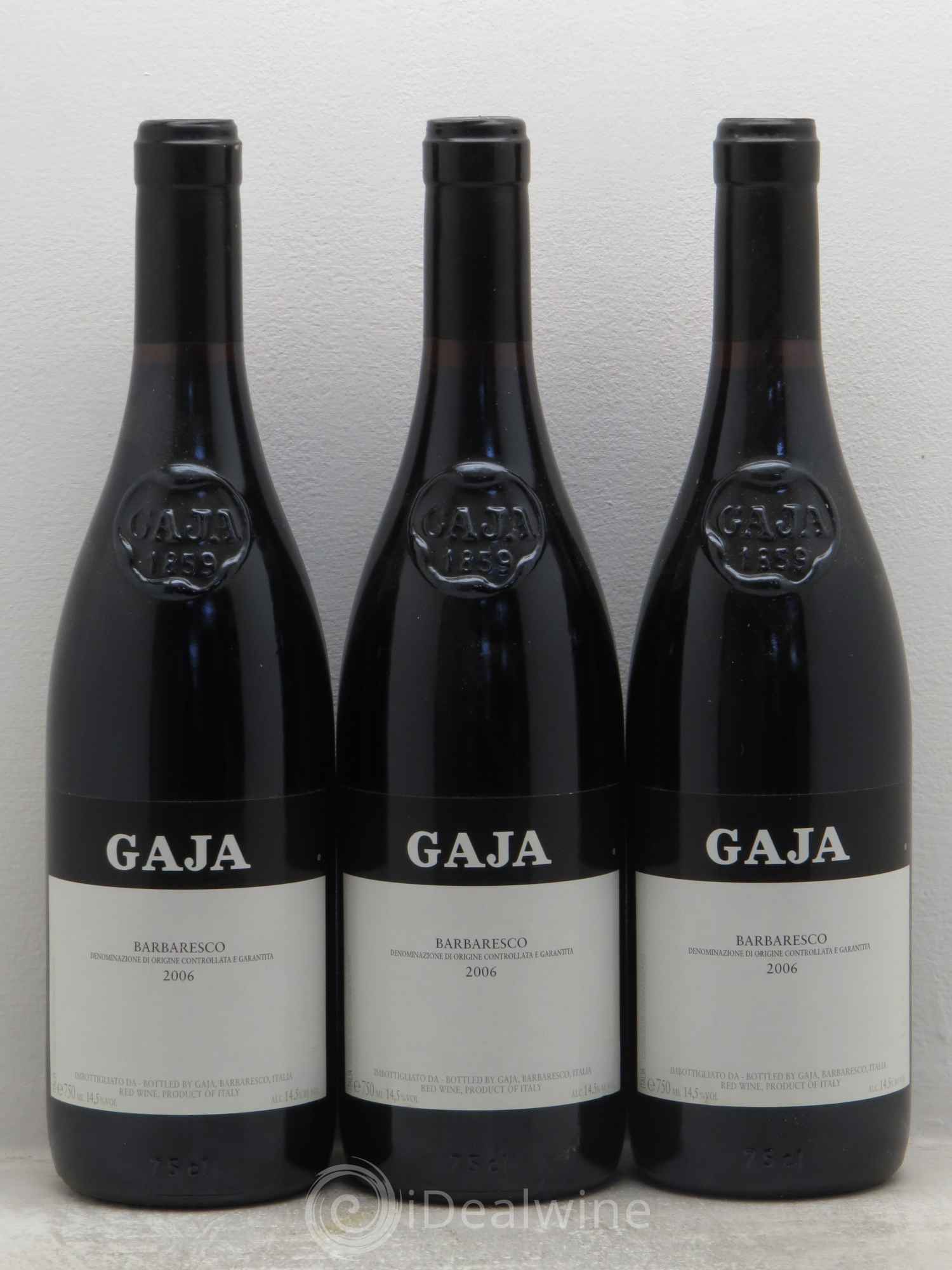 Barbaresco DOCG Angelo Gaja 2006 - Lot de 3 bouteilles - 0