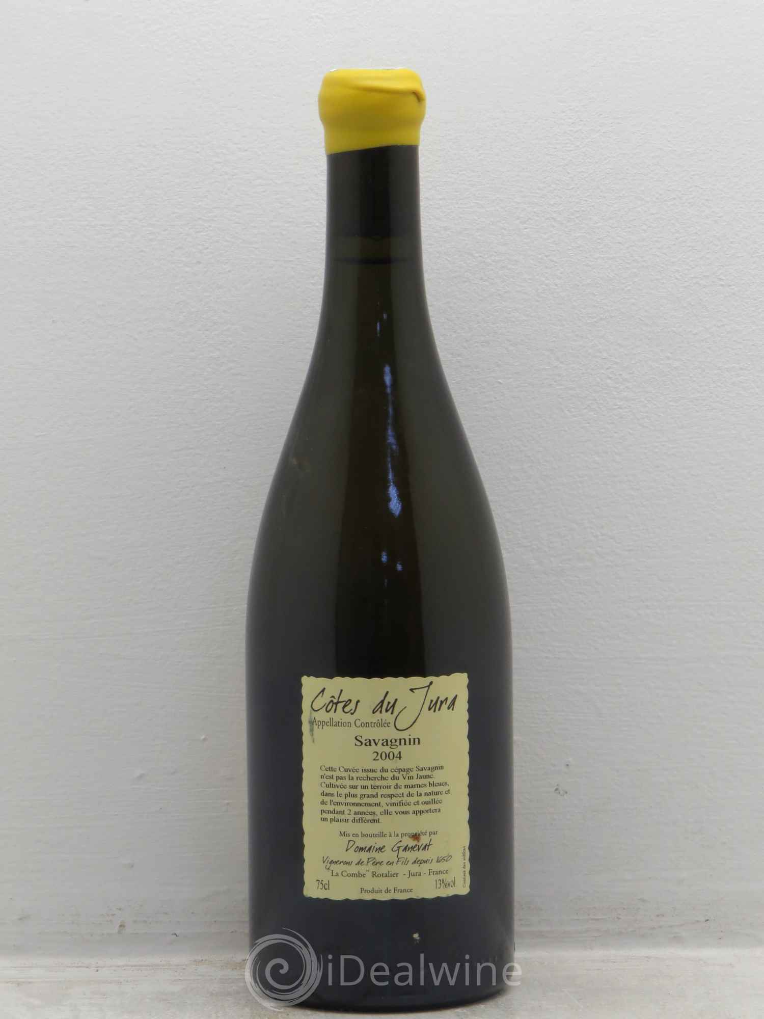 Côtes du Jura Cuvée Privilège Savagnin Ganevat 2004 - Posten von 6 Flaschen - 1