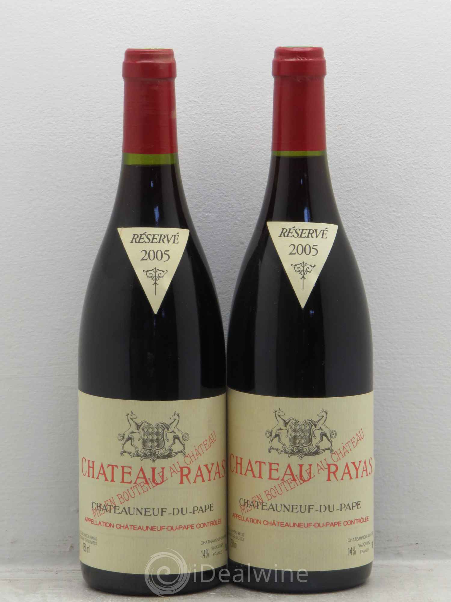 Châteauneuf-du-Pape Château Rayas Emmanuel Reynaud 2005 - Lot de 2 bouteilles - 0
