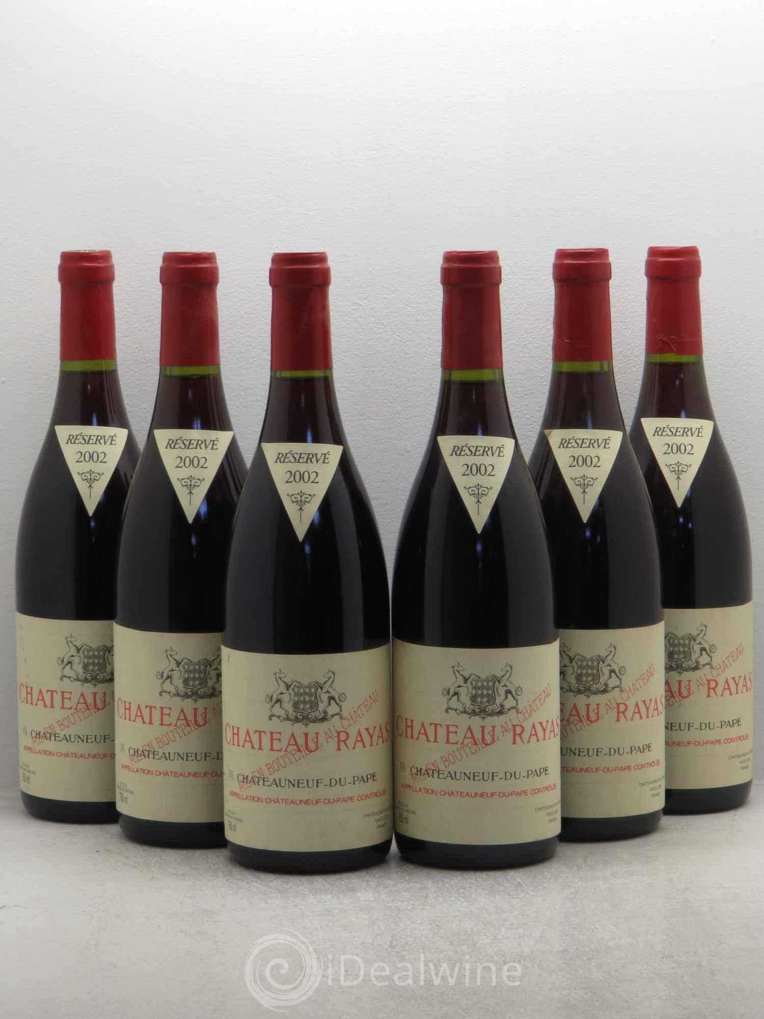 Châteauneuf-du-Pape Château Rayas Emmanuel Reynaud 2002 - Lot de 6 bouteilles - 0
