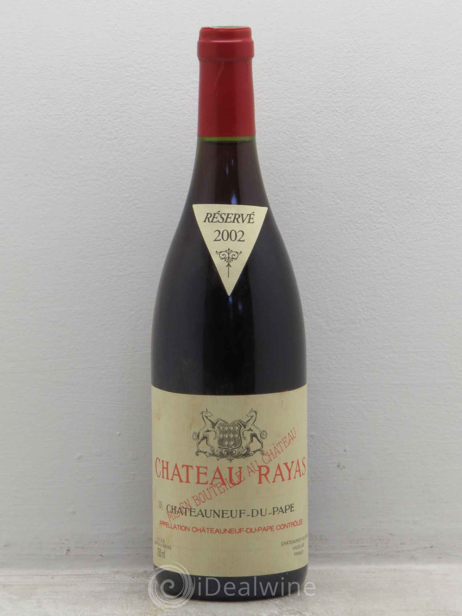 Châteauneuf-du-Pape Château Rayas Emmanuel Reynaud 2002 - Lot de 1 bouteille - 0