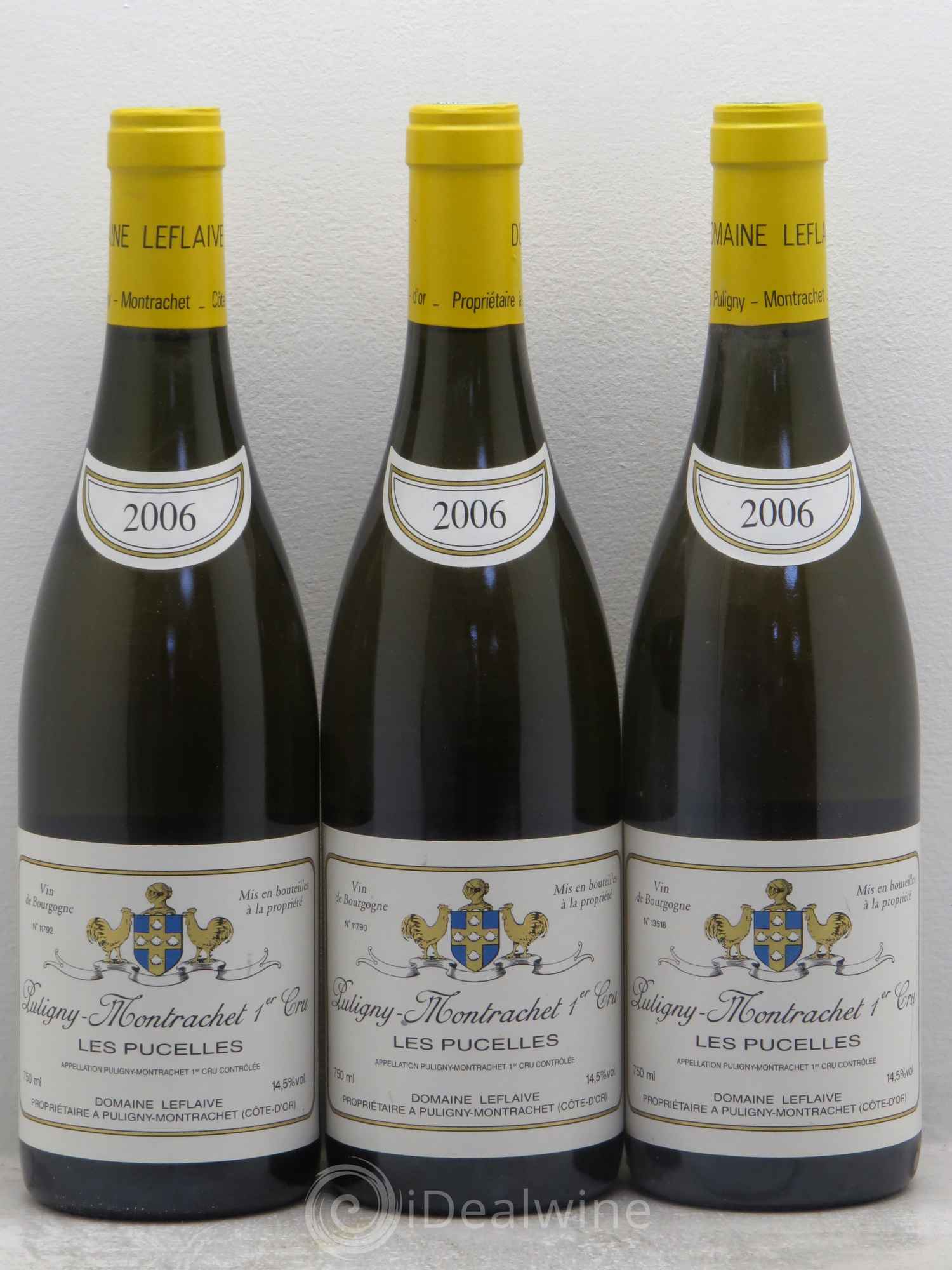 Puligny-Montrachet 1er Cru Les Pucelles Leflaive (Domaine) 2006 - Lot de 3 bouteilles - 0