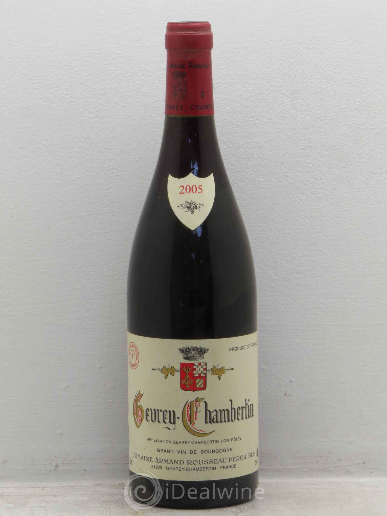 Gevrey-Chambertin Armand Rousseau (Domaine) 2005 - Lot de 1 bouteille - 0