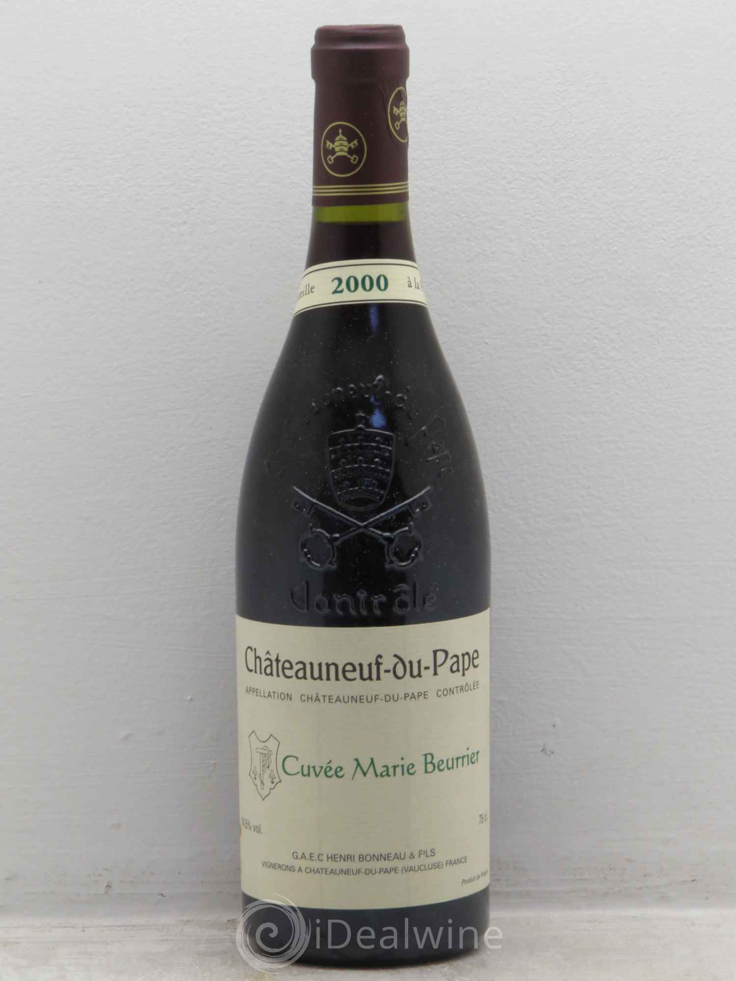 Châteauneuf-du-Pape Marie Beurrier Henri Bonneau & Fils 2000 - Lot de 6 bouteilles - 0