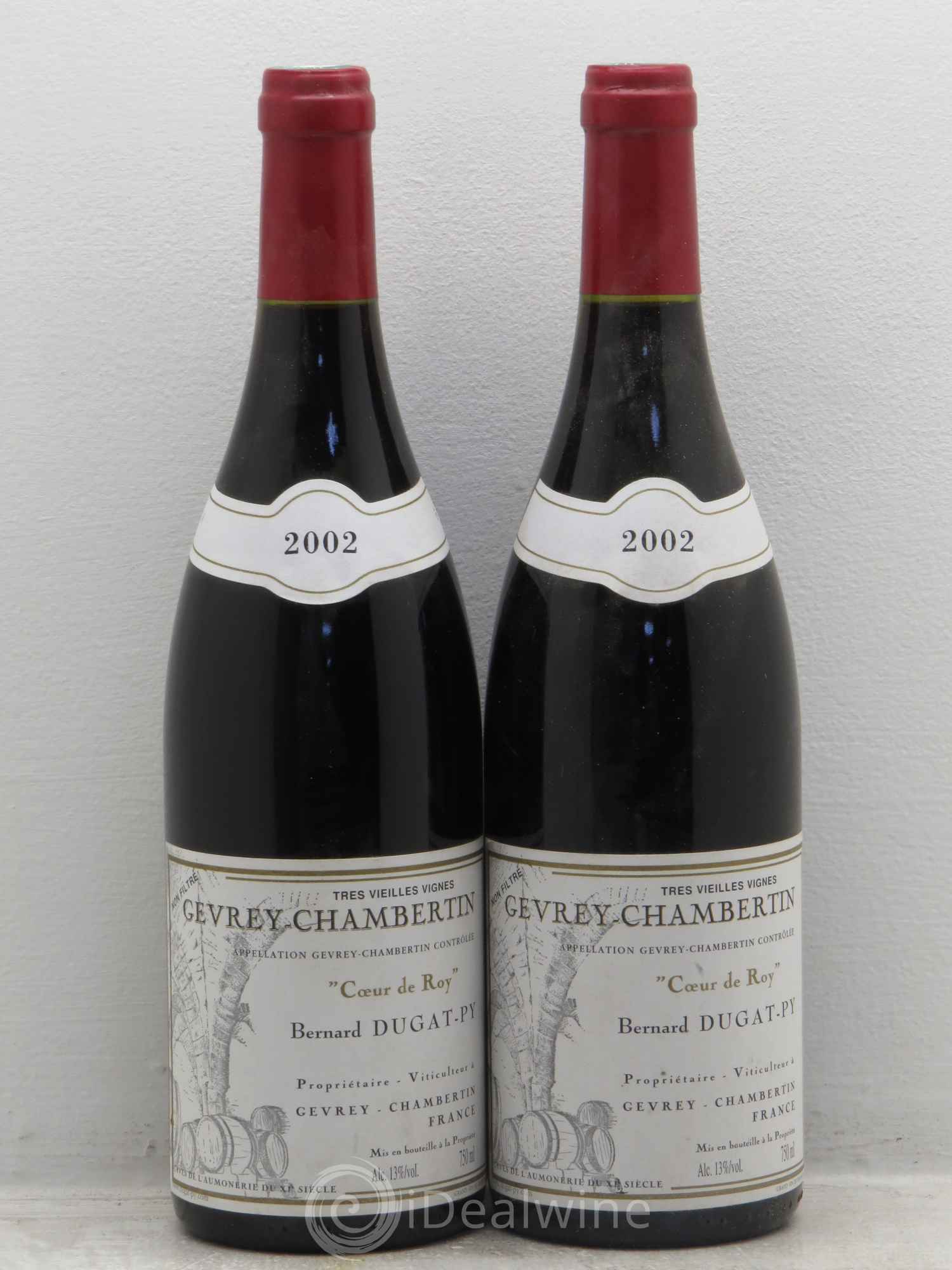 Gevrey-Chambertin Coeur de Roy Très Vieilles Vignes Dugat-Py Très Vieilles Vignes 2002 - Lot de 2 bouteilles - 0