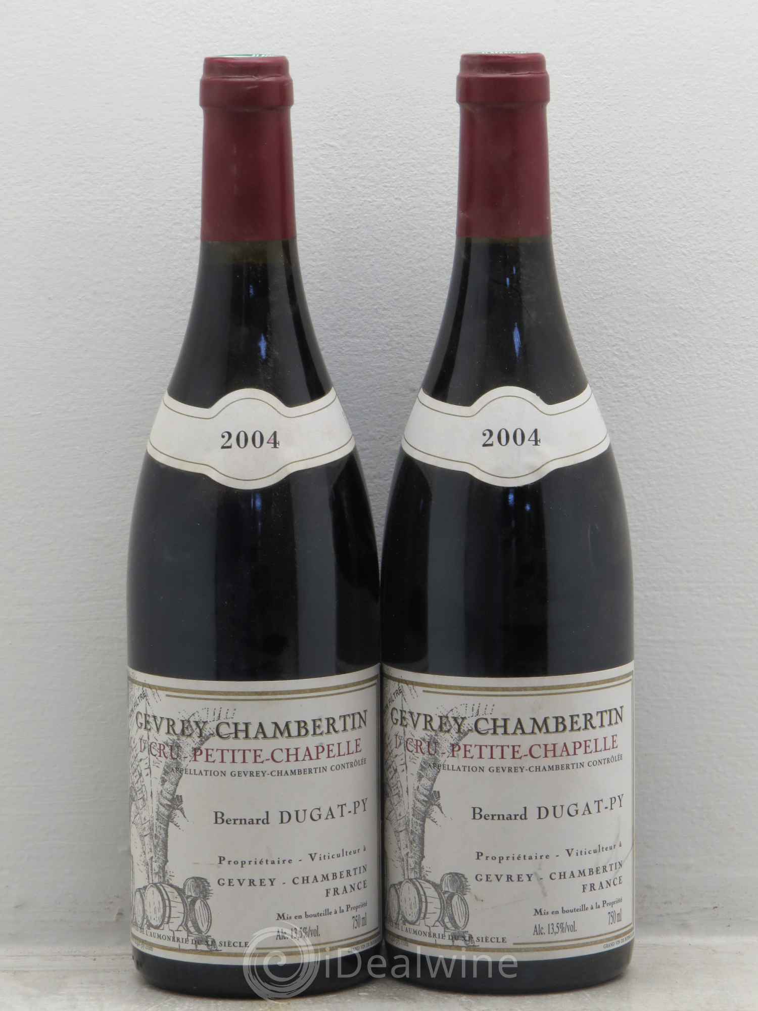 Gevrey-Chambertin 1er Cru Petite Chapelle Vieilles Vignes Dugat-Py 2004 - Lot de 2 bouteilles - 0