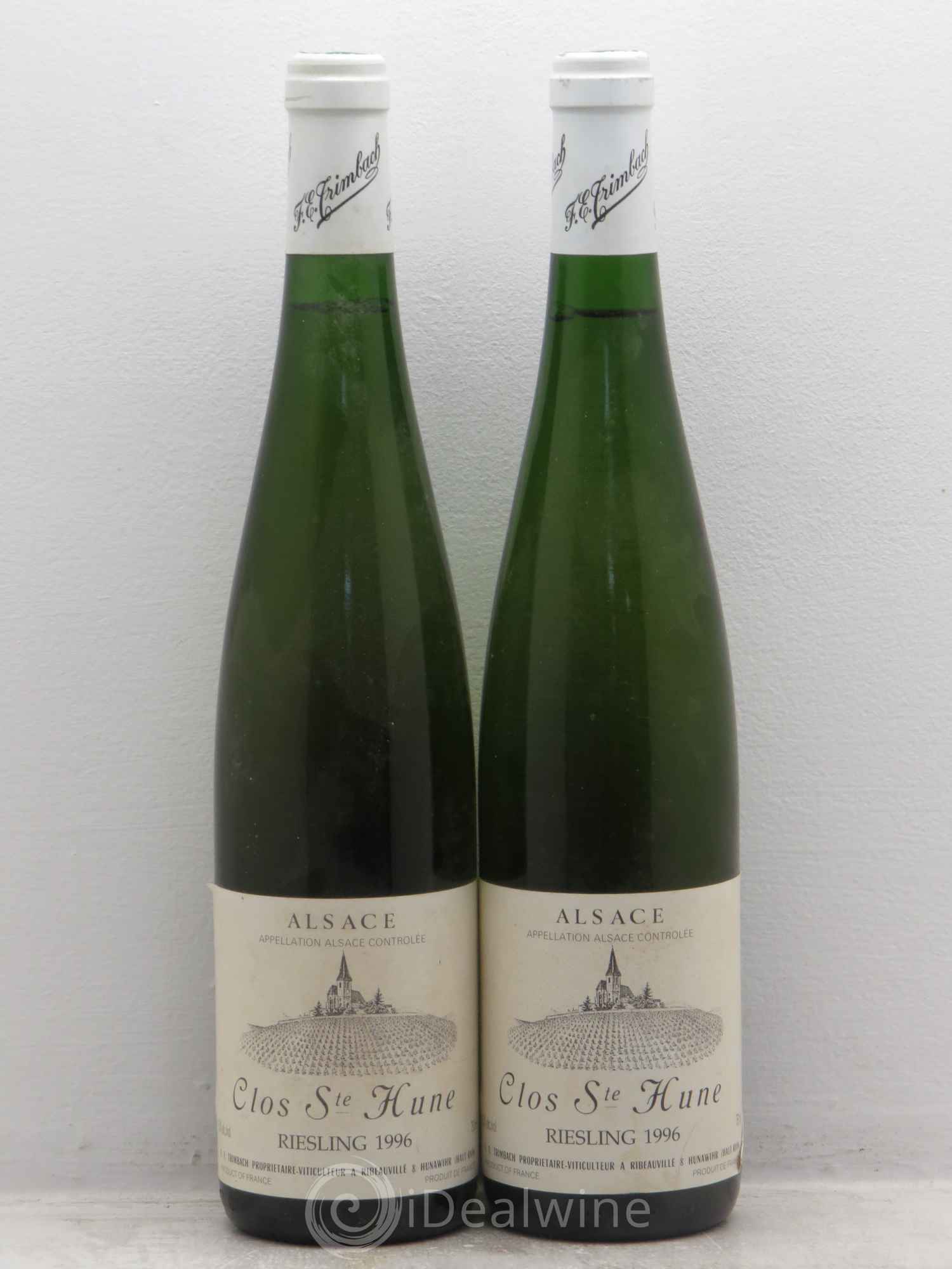 Alsace Riesling Clos Sainte-Hune Trimbach (Domaine) 1996 - Lot de 2 bouteilles - 0