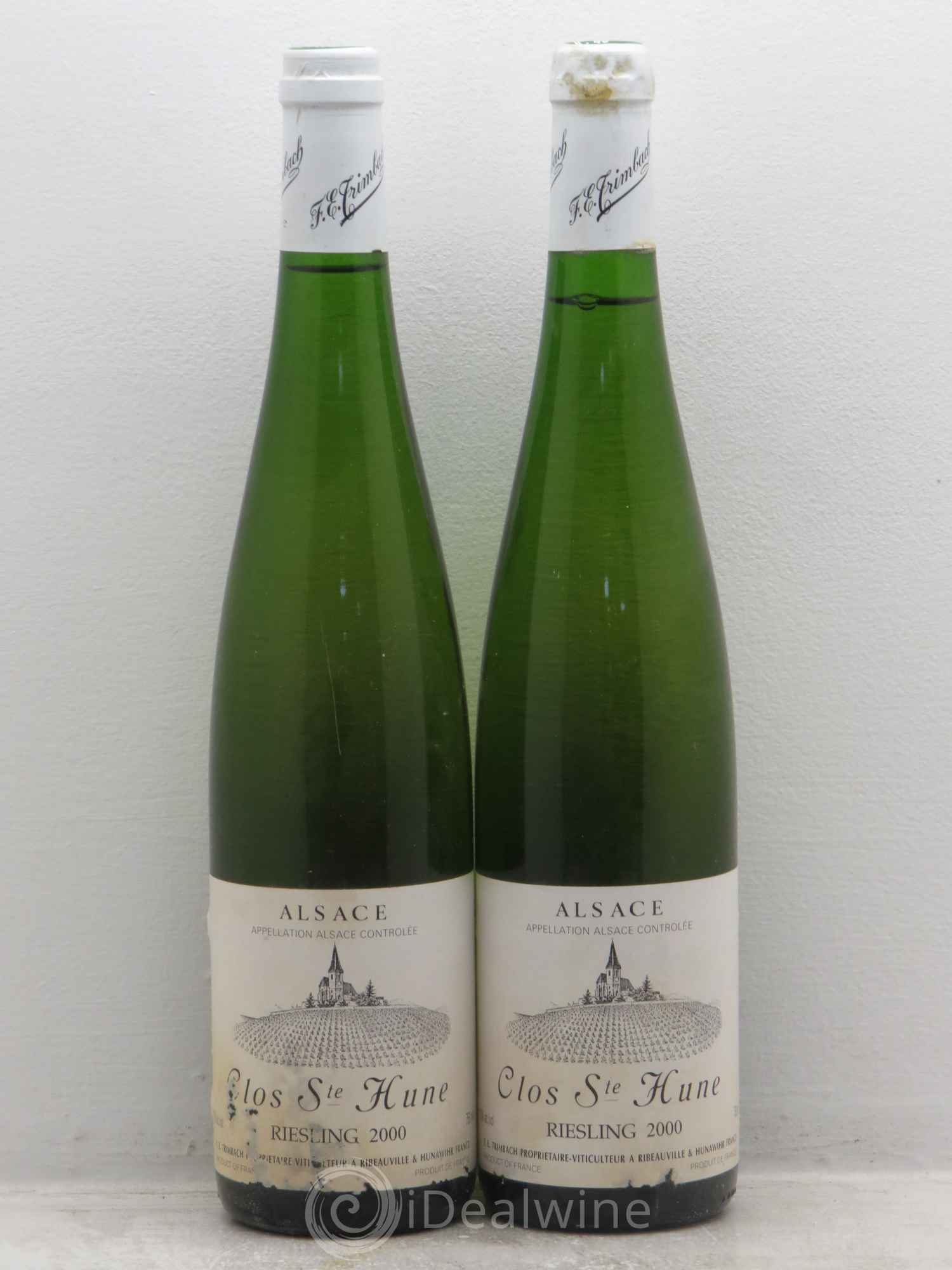 Alsace Riesling Clos Sainte-Hune Trimbach (Domaine) 2000 - Lot de 2 bouteilles - 0
