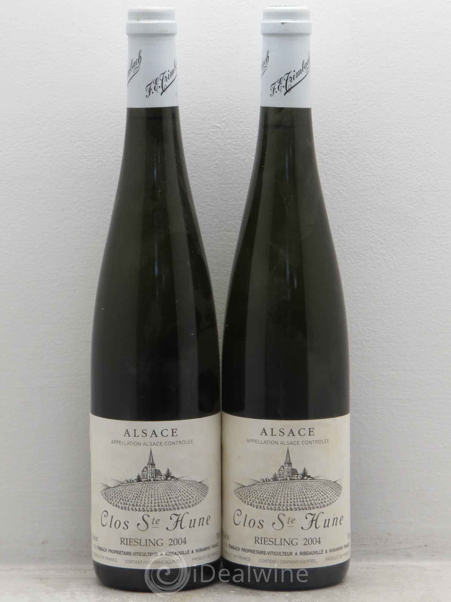 Alsace Riesling Clos Sainte-Hune Trimbach (Domaine) 2004 - Lot de 2 bouteilles - 0
