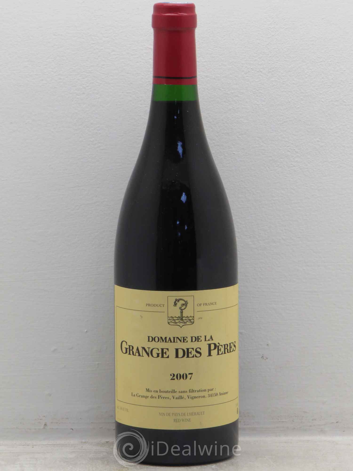 Pays d'Hérault Grange des Pères Laurent Vaillé 2007 - Lot de 1 bouteille - 0