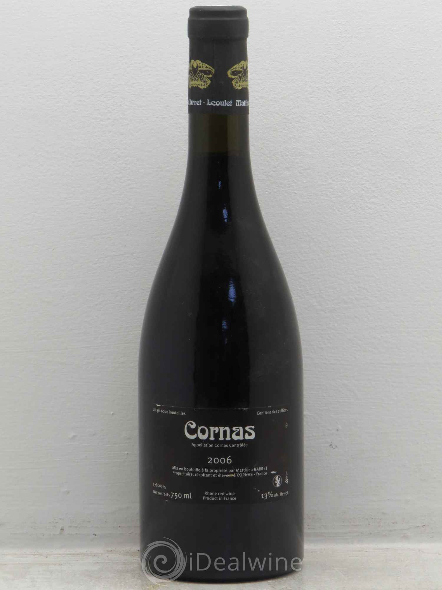 Cornas Brise Cailloux - Barret 2006 - Posten von 6 Flaschen - 1
