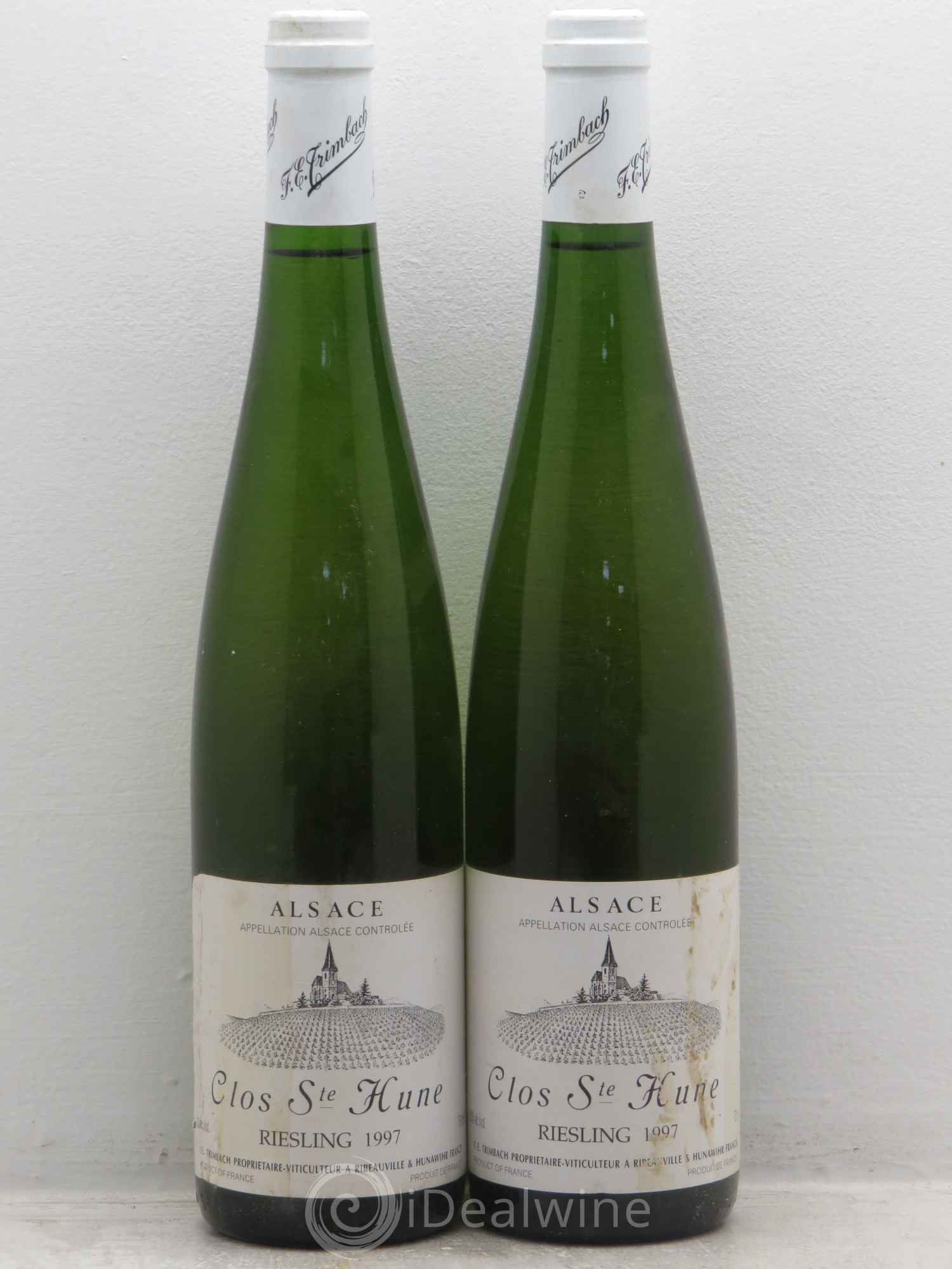 Alsace Riesling Clos Sainte-Hune Trimbach (Domaine) 1997 - Lot de 2 bouteilles - 0
