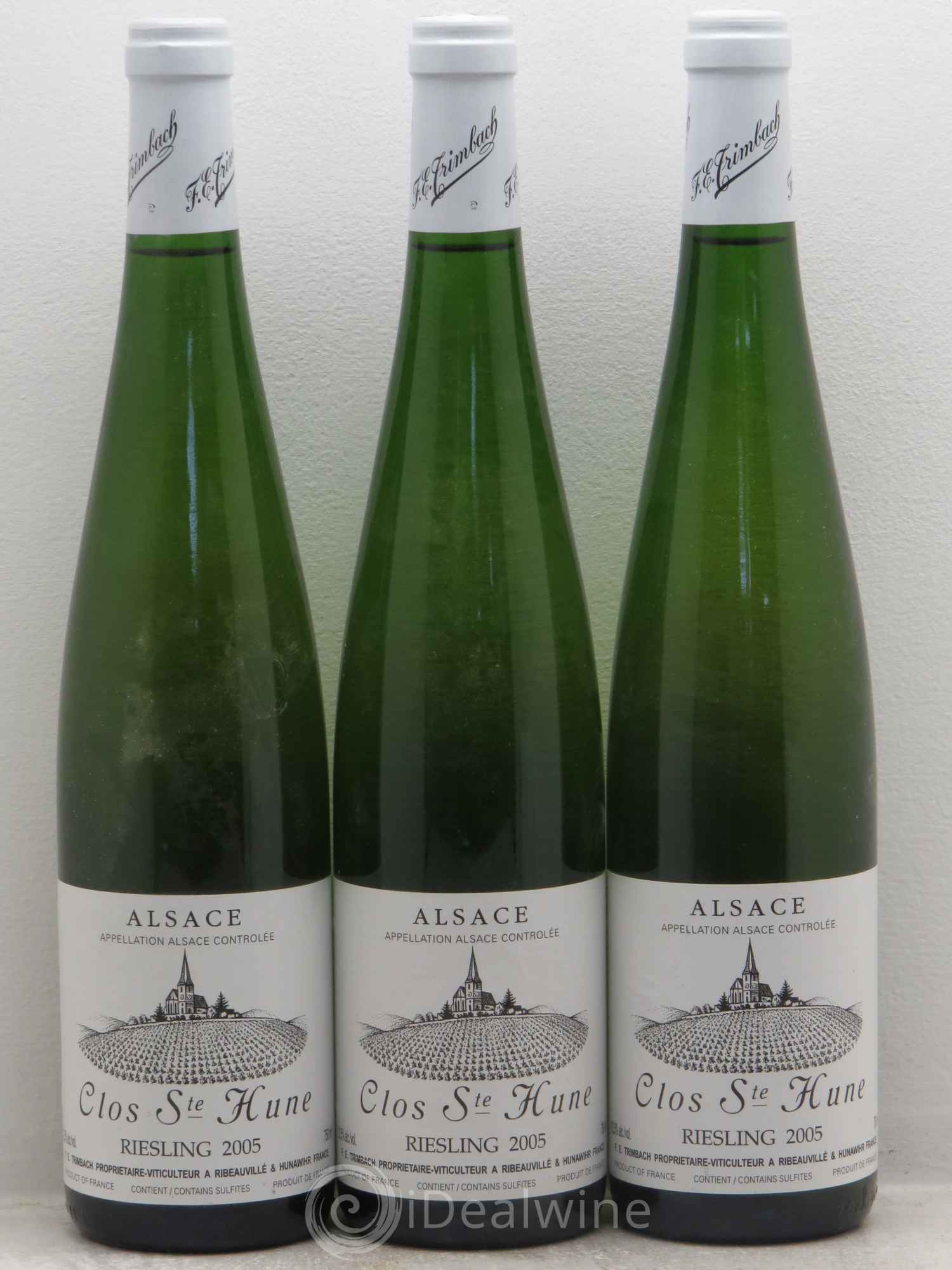 Alsace Riesling Clos Sainte-Hune Trimbach (Domaine) 2005 - Lot de 3 bouteilles - 0