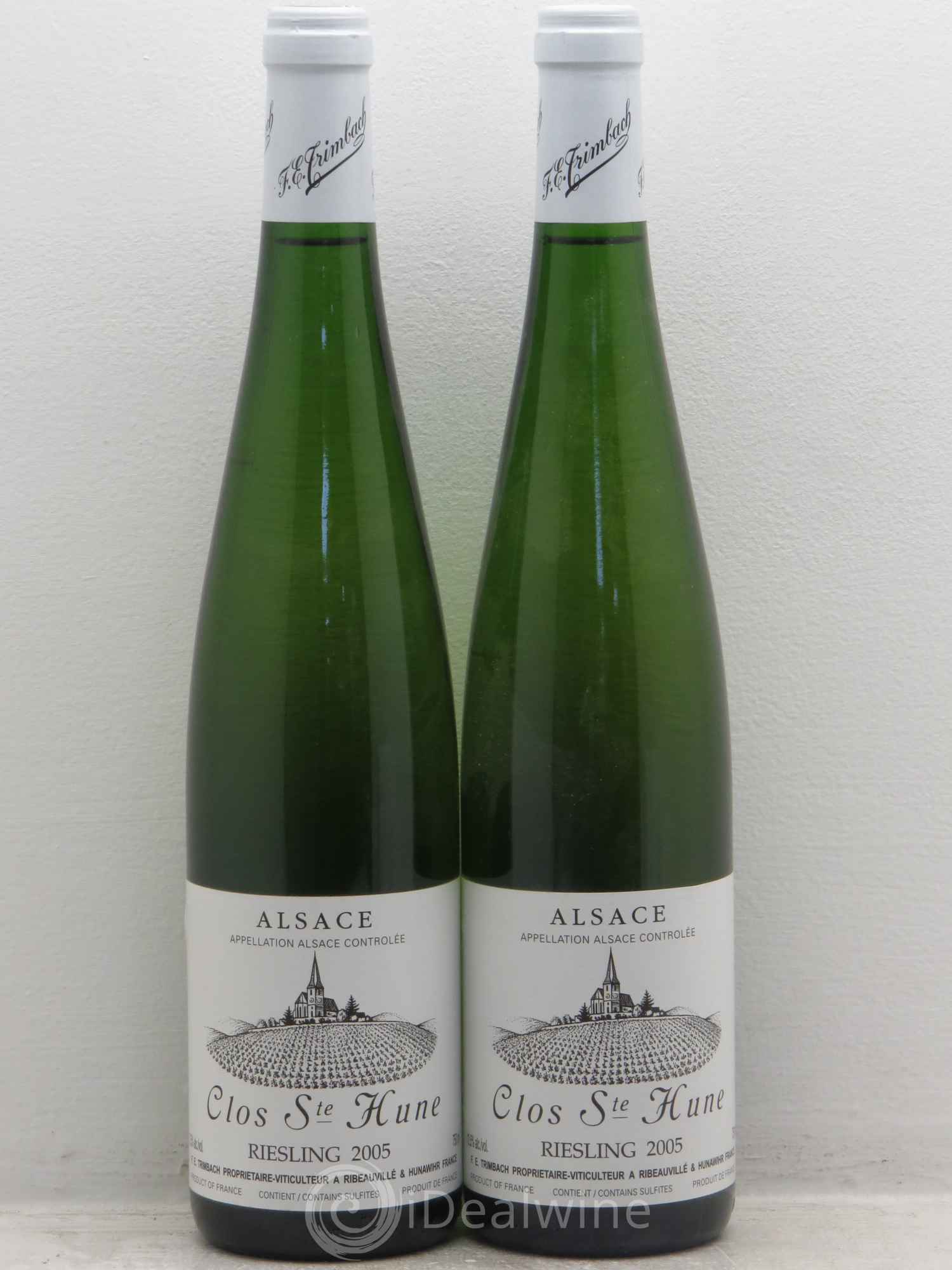 Alsace Riesling Clos Sainte-Hune Trimbach (Domaine) 2005 - Lot de 2 bouteilles - 0