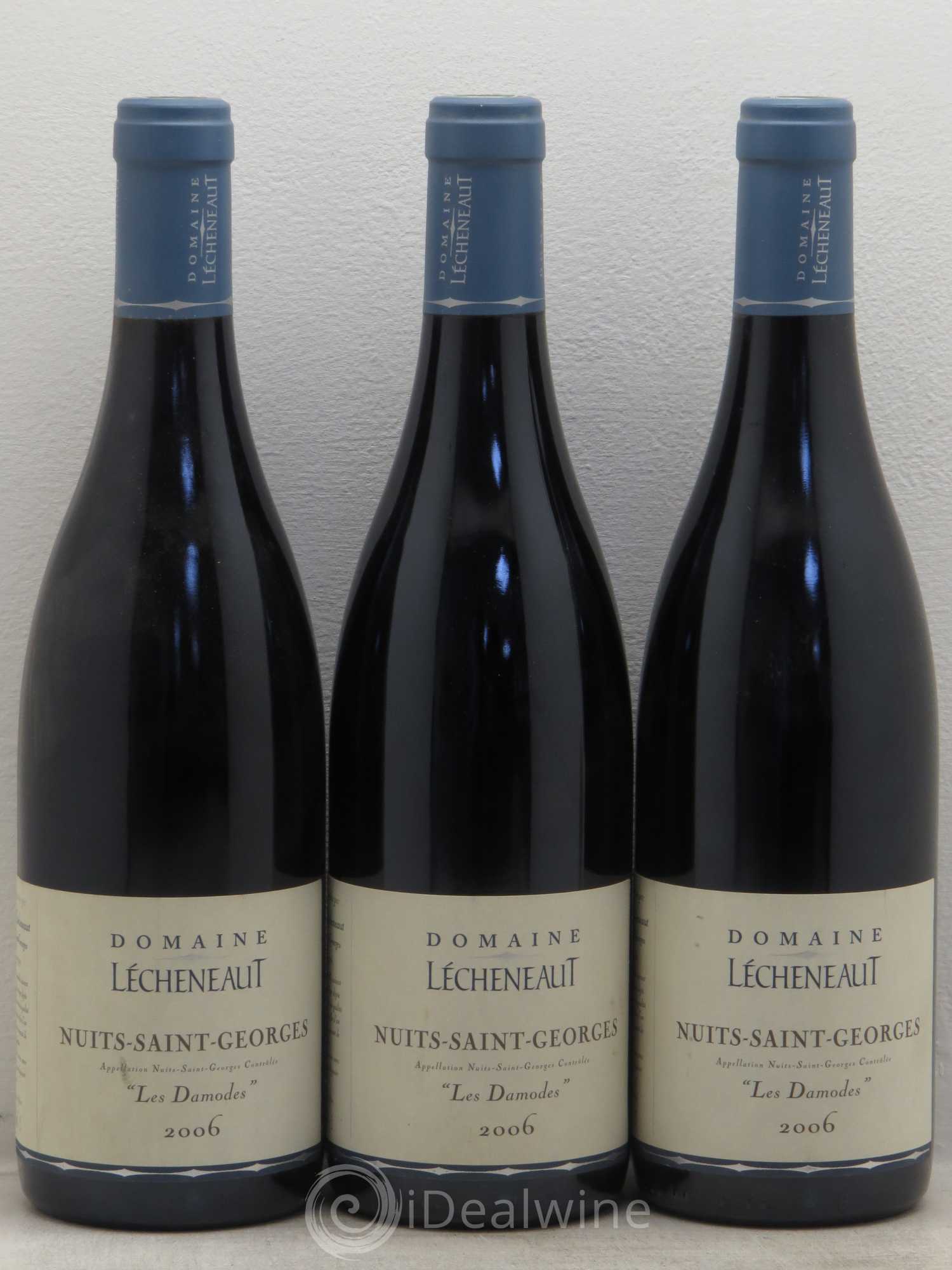Nuits-Saint-Georges Les Damodes Domaine Lecheneaut 2006 - Posten von 3 Flaschen - 0
