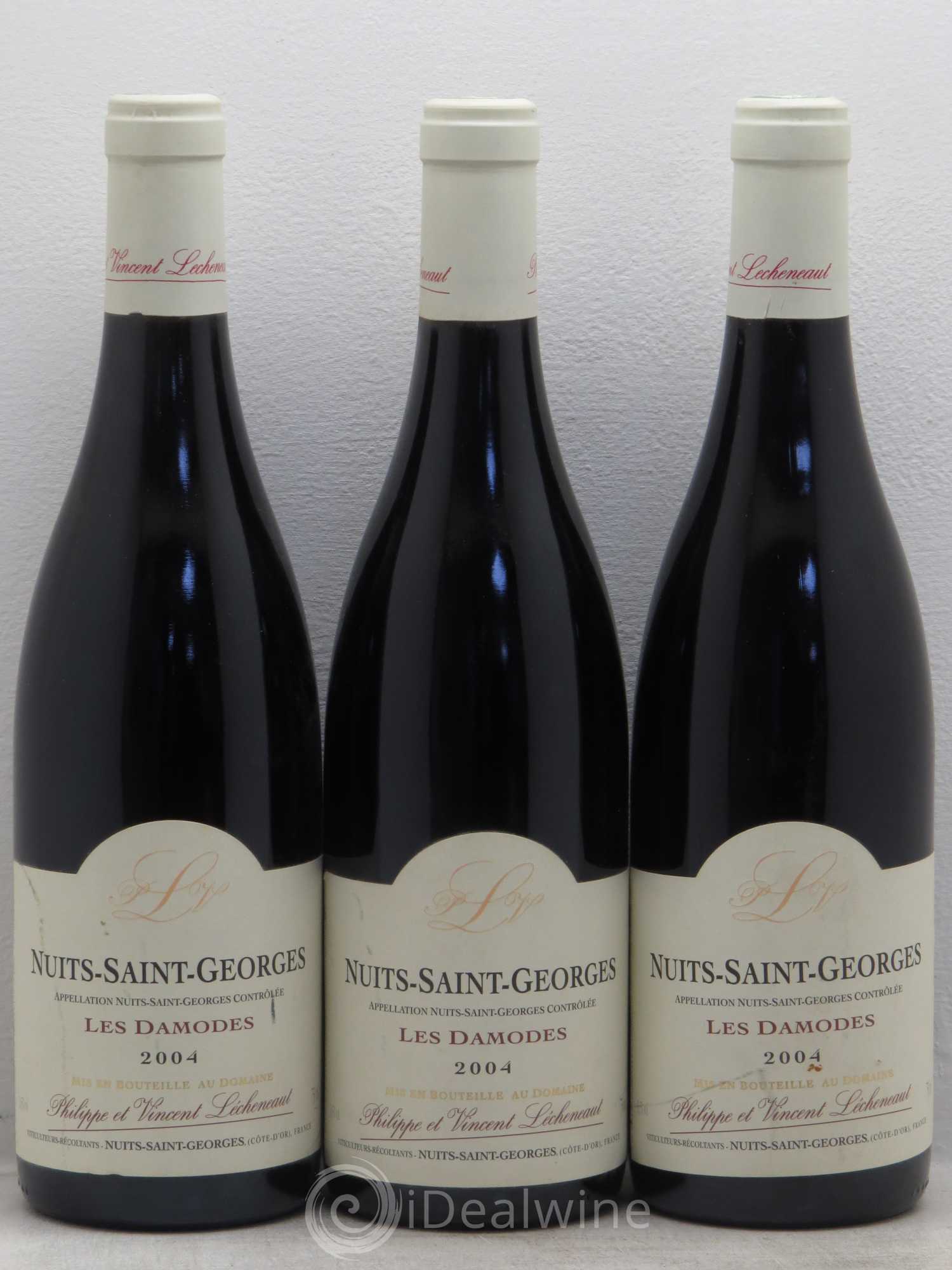 Nuits-Saint-Georges Les Damodes Domaine Lecheneaut 2004 - Posten von 3 Flaschen - 0