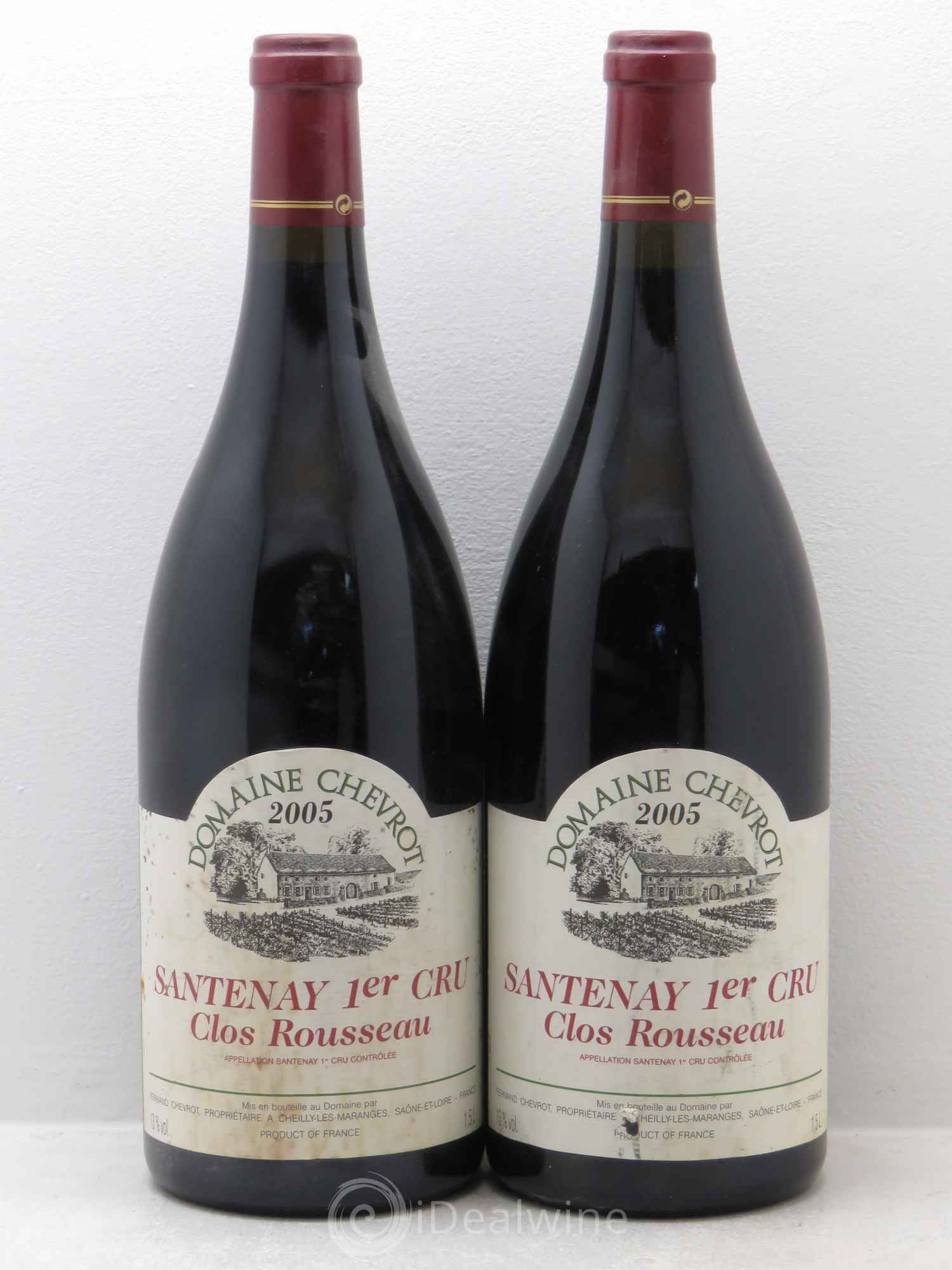 Santenay 1er Cru Domaine Chevrot 2005 - Lot de 2 magnums - 0