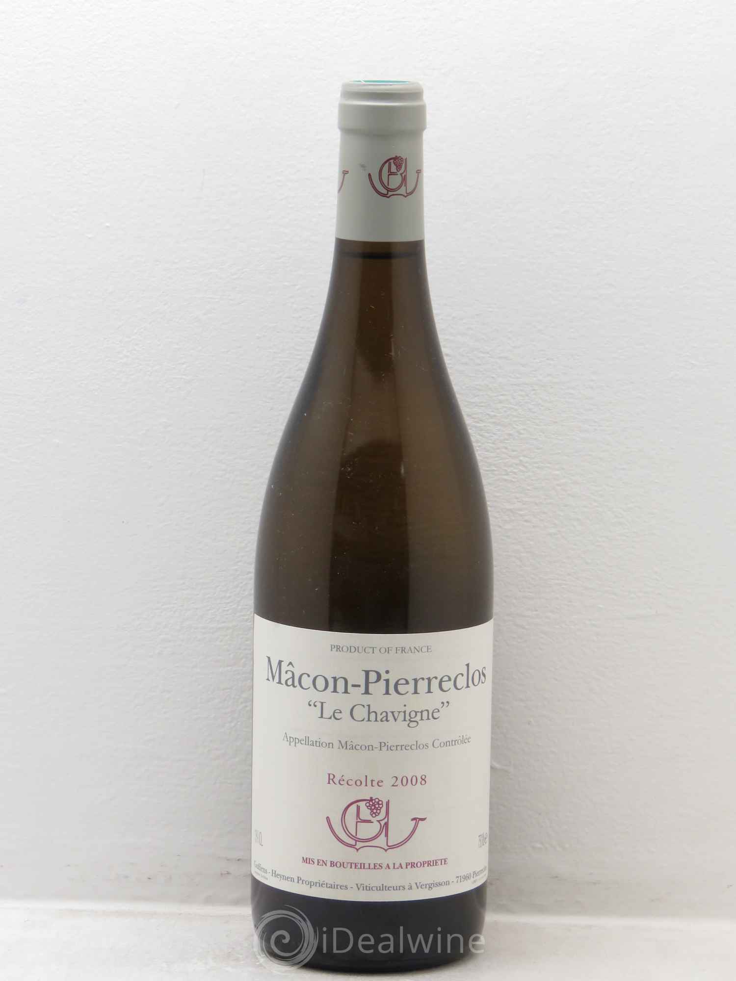 Mâcon-Pierreclos Le Chavigne Guffens-Heynen 2008 - Lot de 6 bouteilles - 0