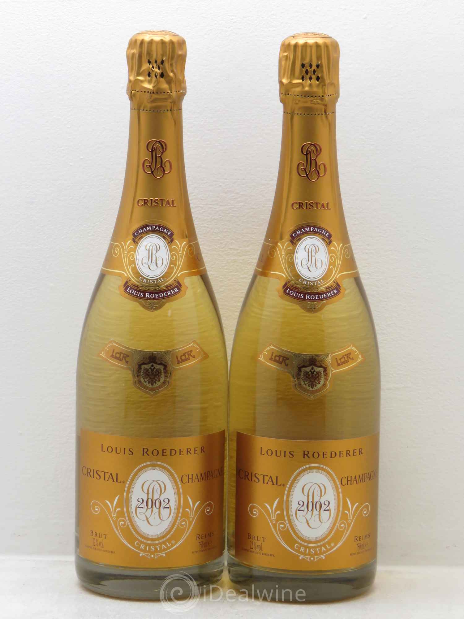 Cristal Louis Roederer 2002 - Lot de 2 bouteilles - 0