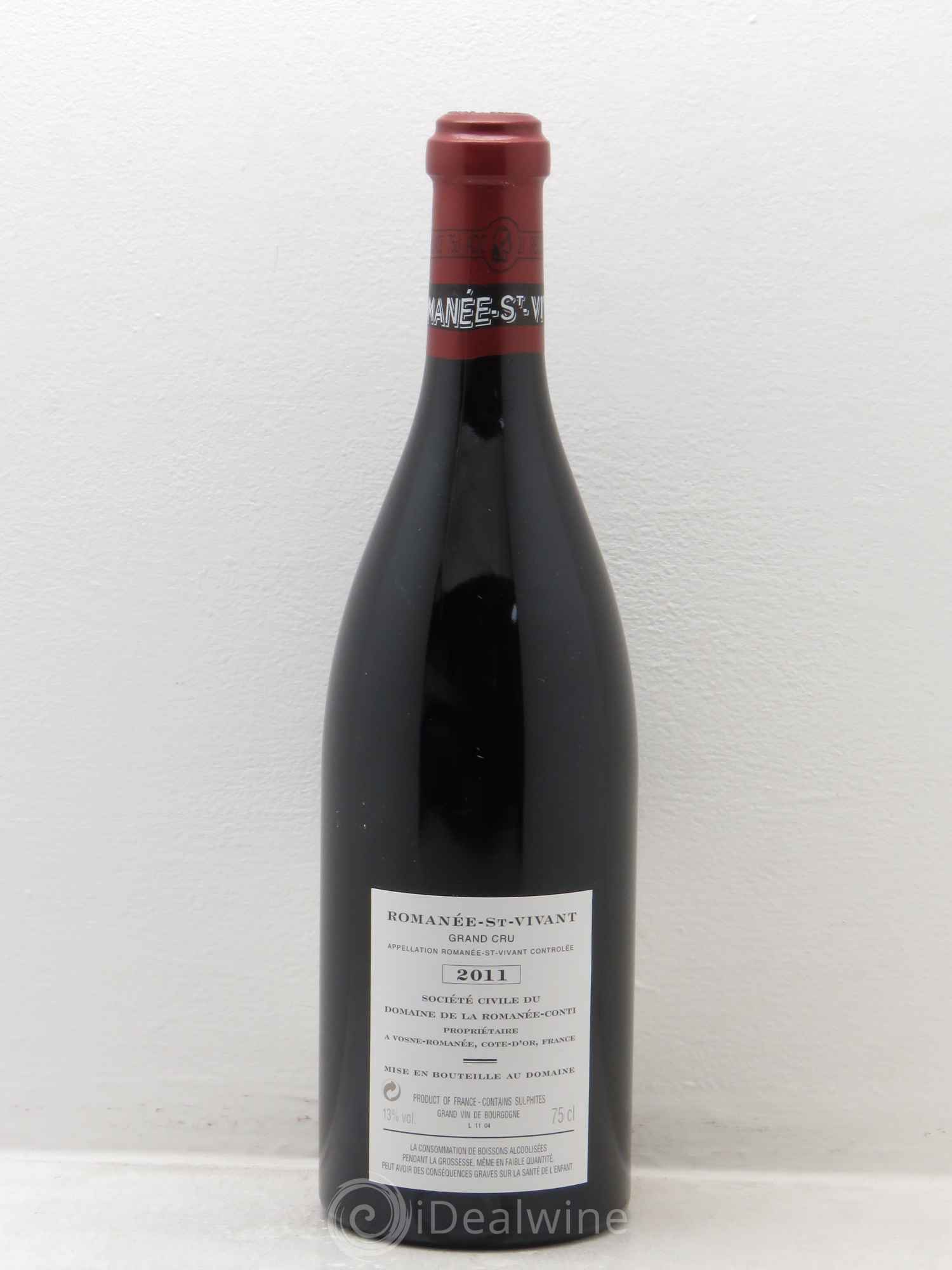 Romanée-Saint-Vivant Grand Cru Domaine de la Romanée-Conti 2011 - Lot de 1 bouteille - 1