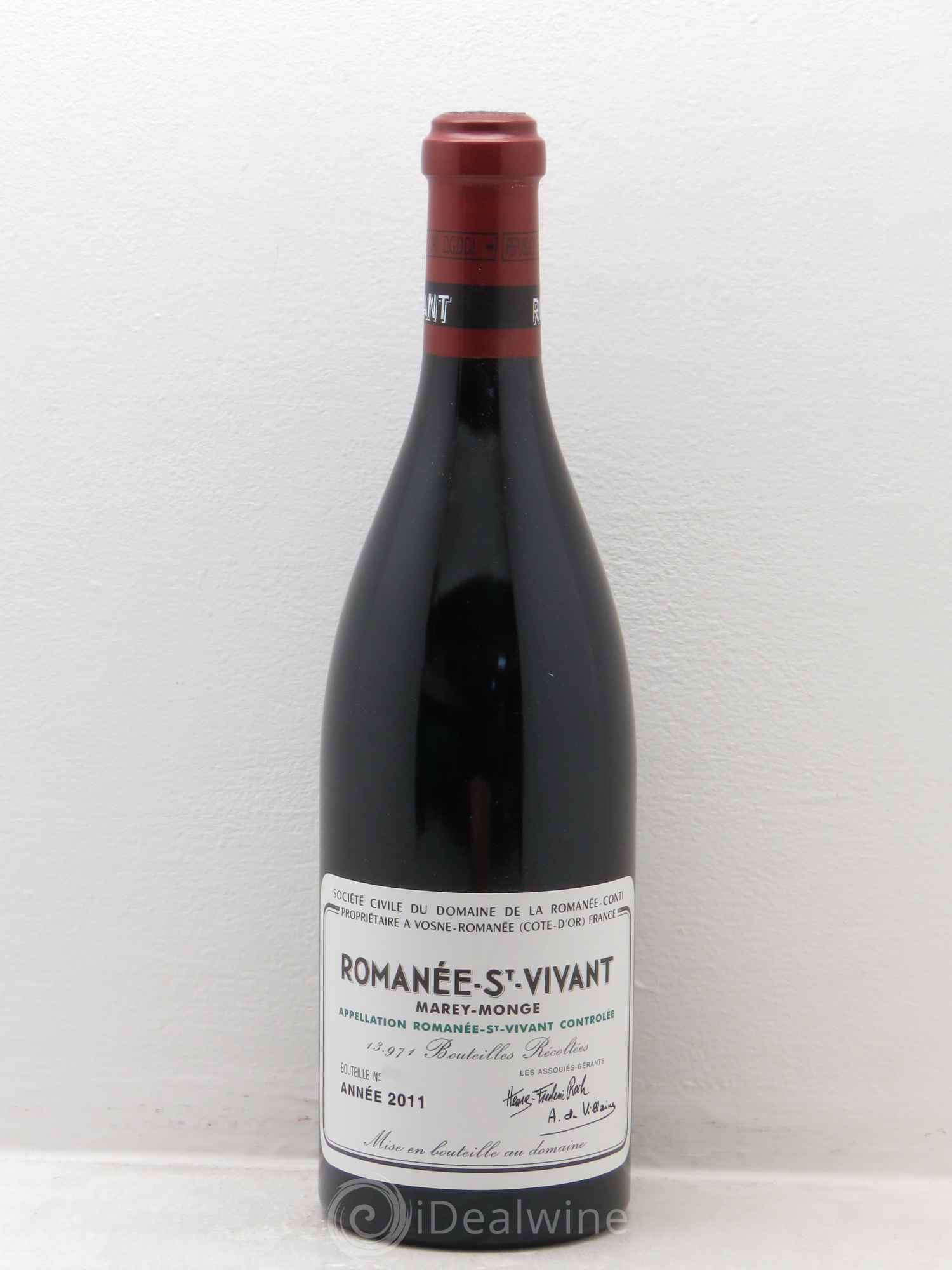 Romanée-Saint-Vivant Grand Cru Domaine de la Romanée-Conti 2011 - Lot de 1 bouteille - 0