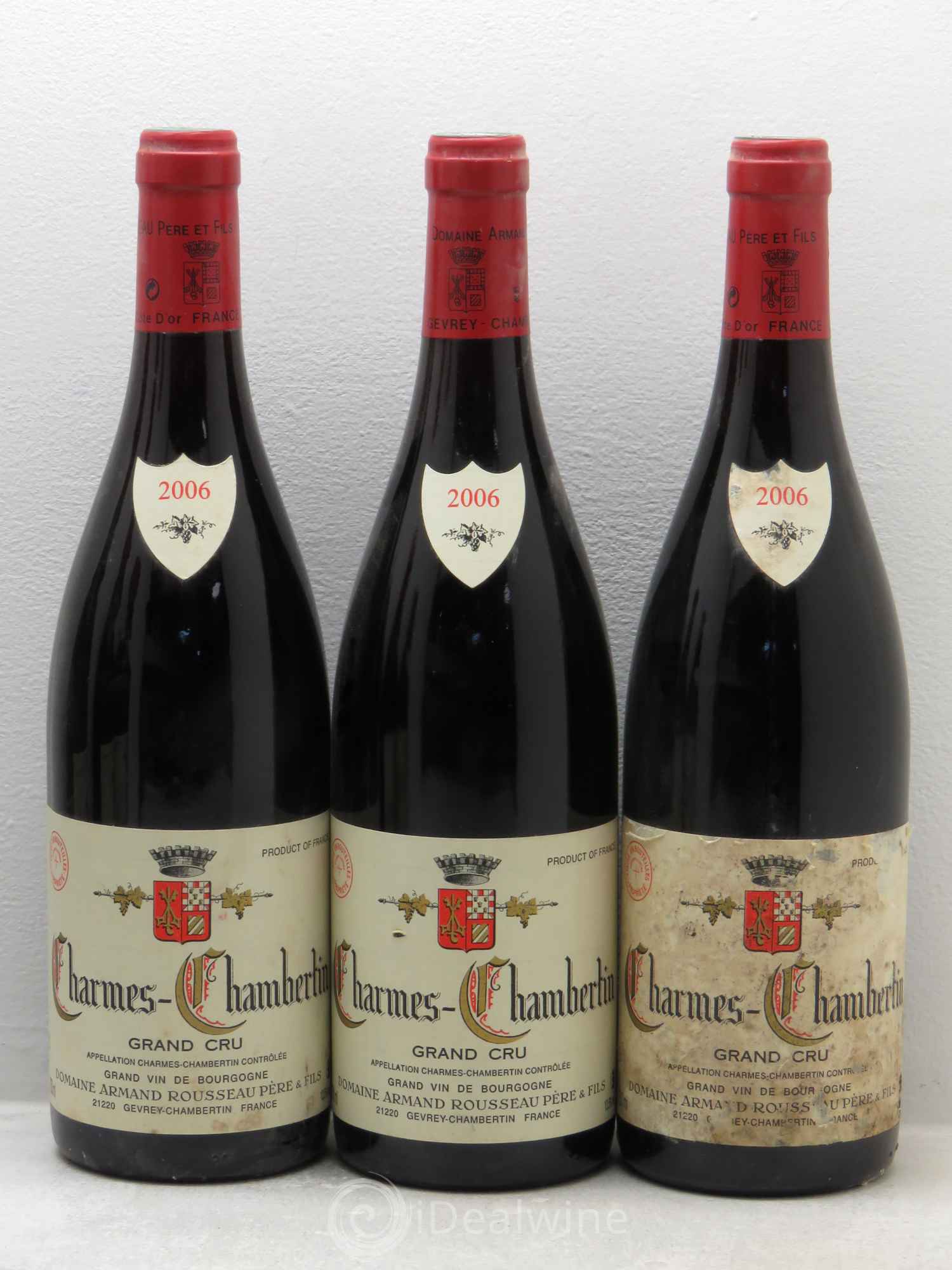 Charmes-Chambertin Grand Cru Armand Rousseau (Domaine) 2006 - Lot de 6 bouteilles - 1