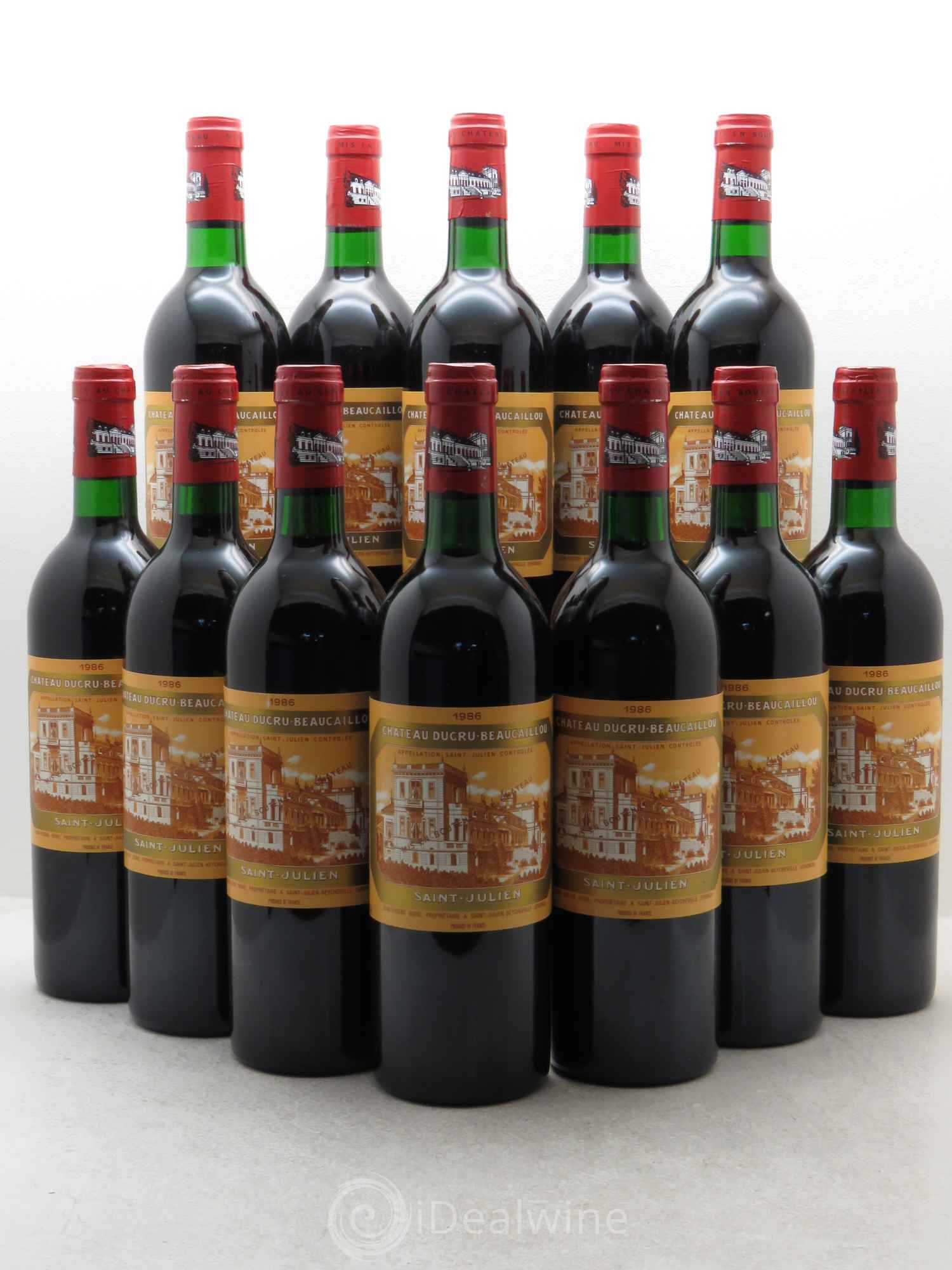 Château Ducru Beaucaillou 2ème Grand Cru Classé 1986 - Lot de 12 bouteilles - 0