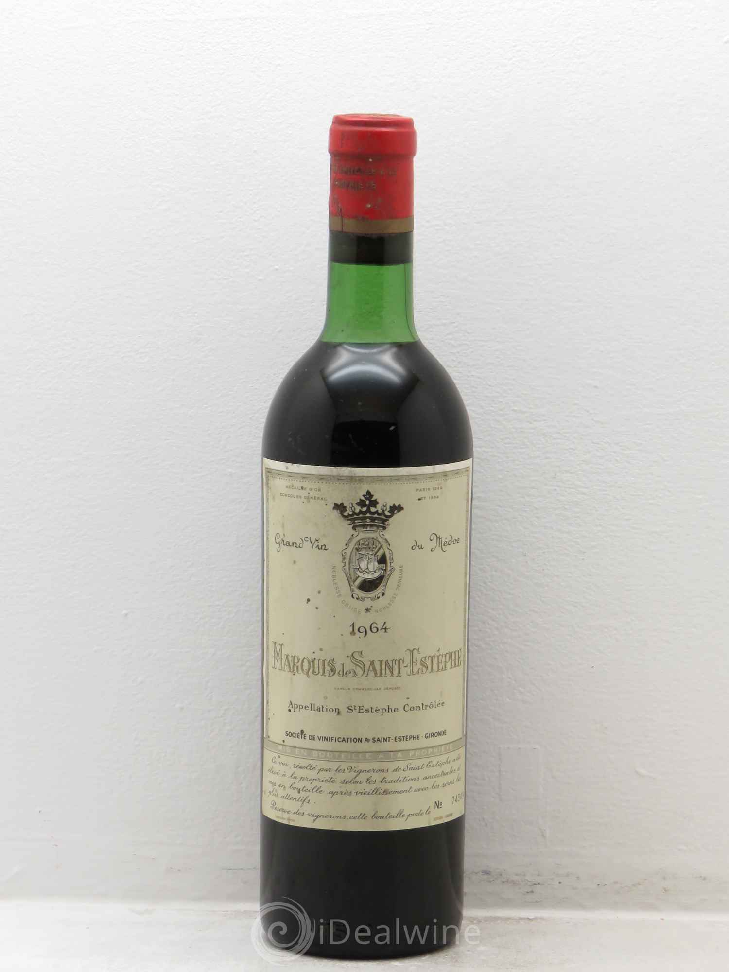 Marquis de Saint Estèphe 1964 - Lot de 1 bouteille - 0