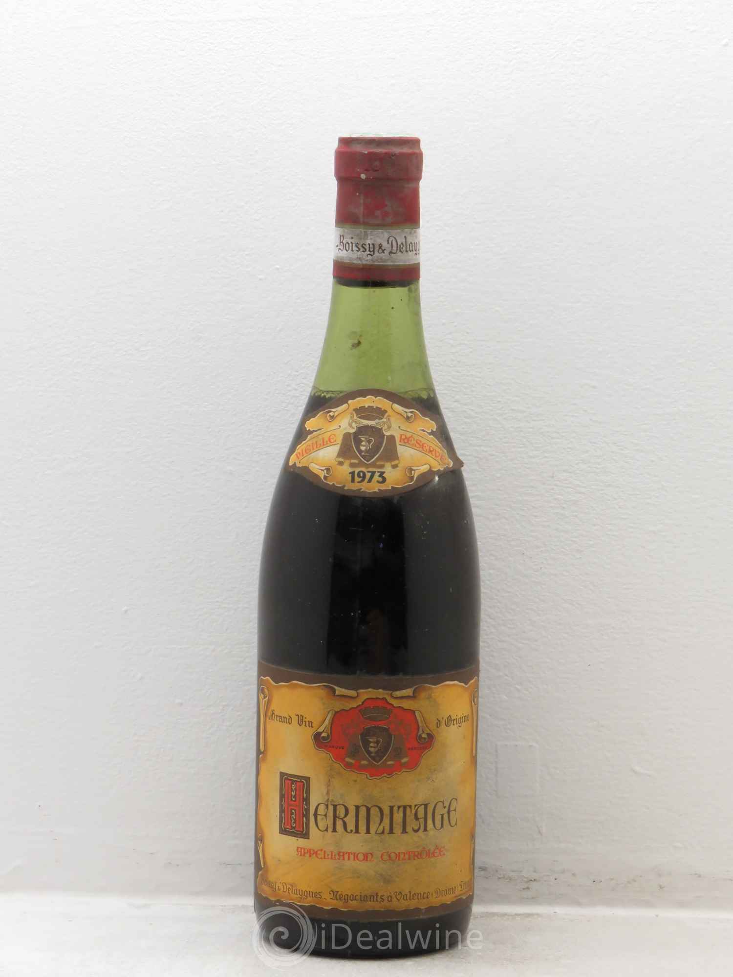 Hermitage Vieille Réserve Boissy & Delaygue 1973 - Posten von 1 Flasche - 0