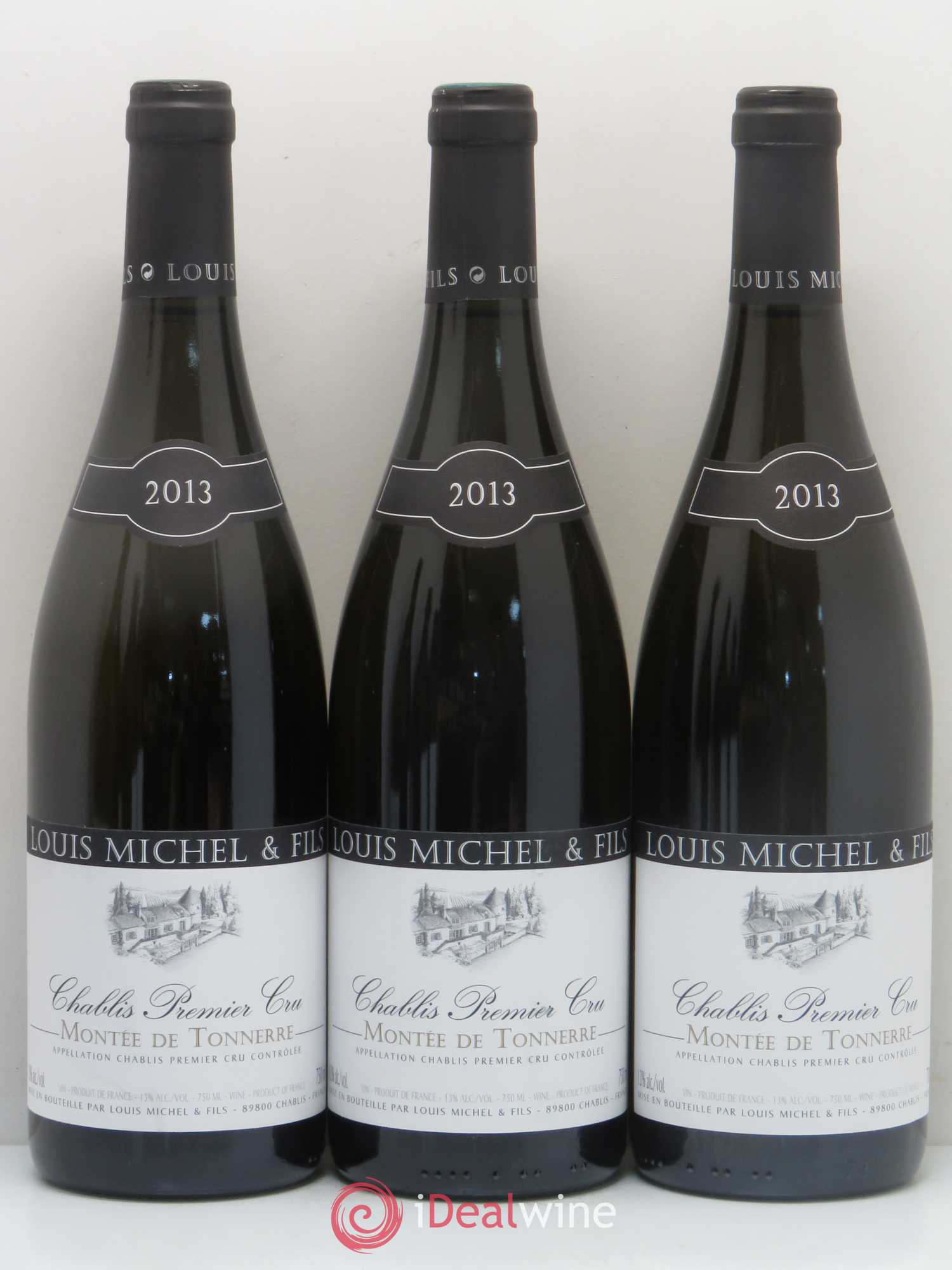 Chablis 1er Cru Montée de Tonnerre Louis Michel 2013 - Posten von 6 Flaschen - 1