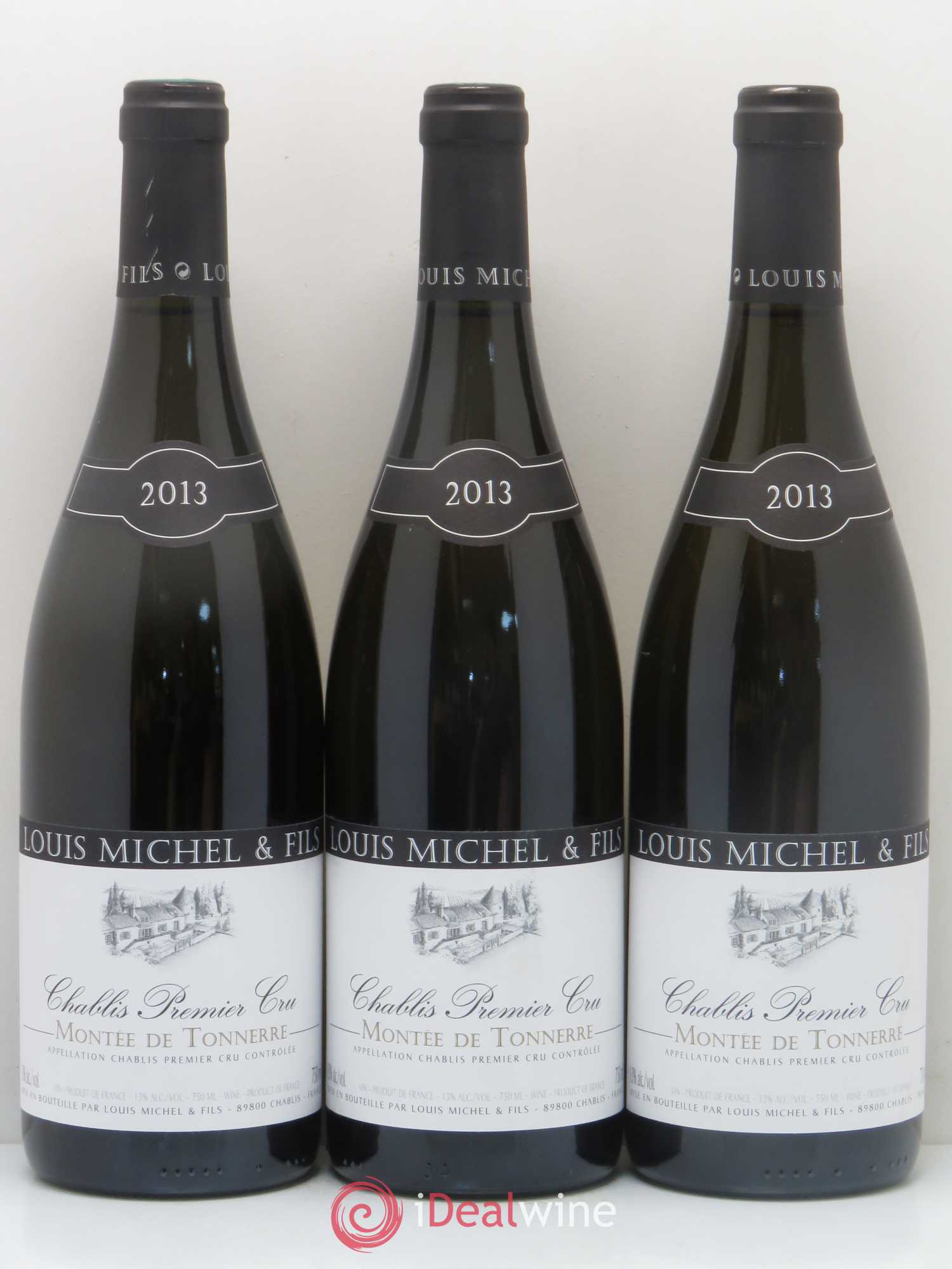 Chablis 1er Cru Montée de Tonnerre Louis Michel 2013 - Posten von 6 Flaschen - 2